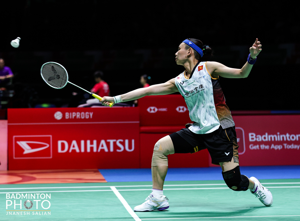 戴資穎在昨天的日本羽球公開賽事中，直落二打進4強。（翻攝自戴資穎臉書）