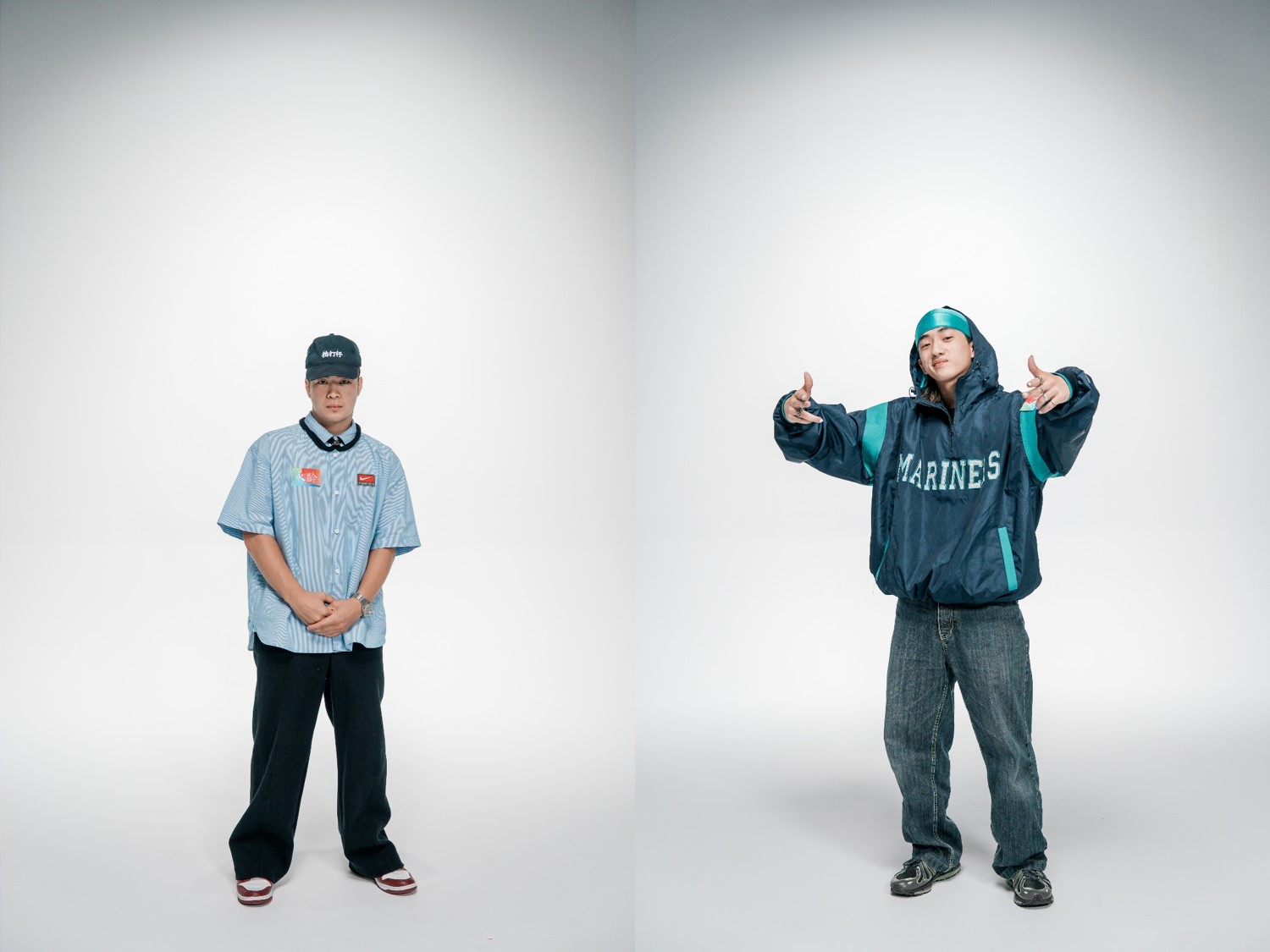 (左起)孫振(B-boy Quake)、楊加力(B-girl JiaLi)、吳定杰(B-boy Jasper)。(永齡基金會提供)