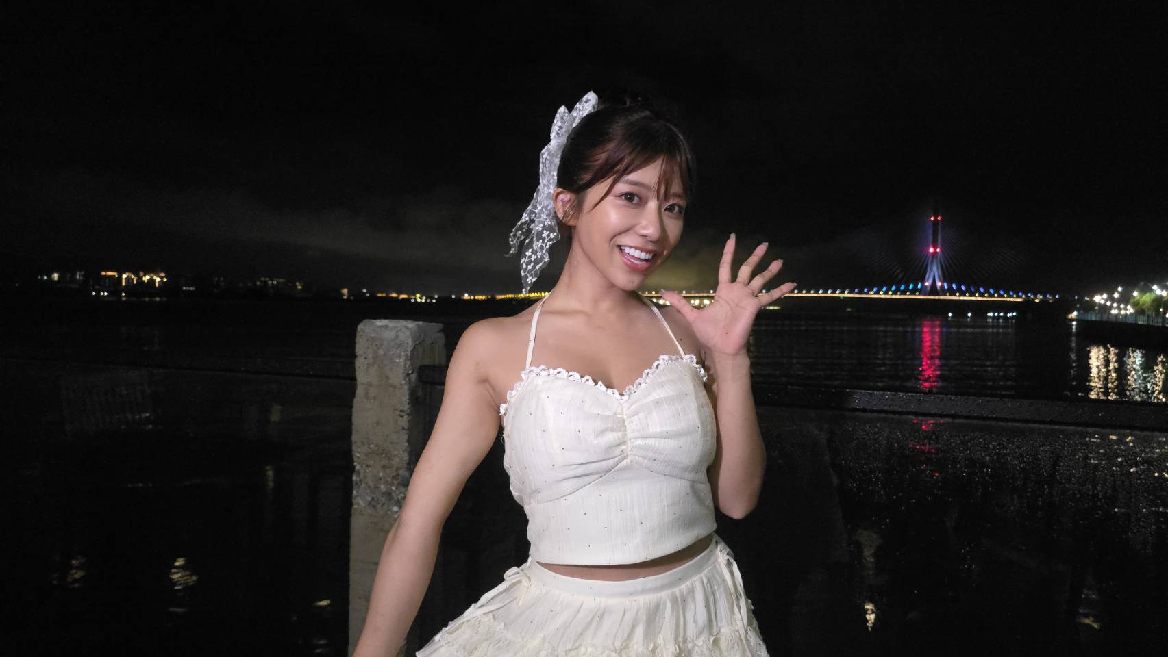 川越鈴子首次在台參加由TOP主辦的個人活動,與喜愛她的粉絲們一起暢遊淡水。