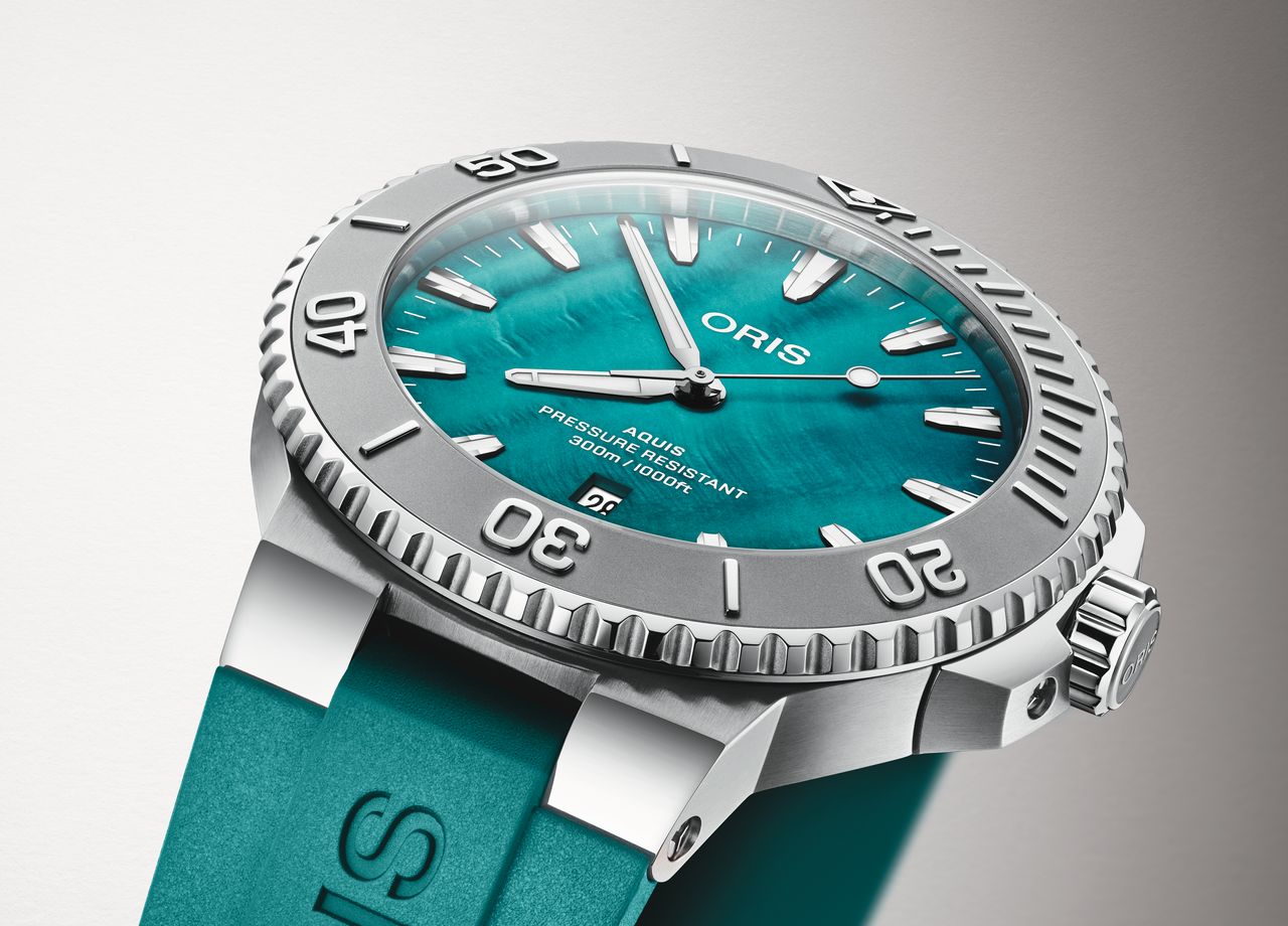 新錶2025／夏日色彩下的保育責任!ORIS Aquis 紐約港限量腕錶 II