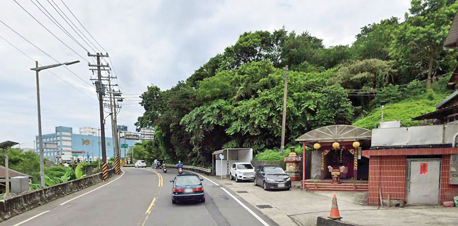 警方宣稱在陰廟（圖）前看到幽魂，一舉突破蘇男心防。（翻攝Google Maps）