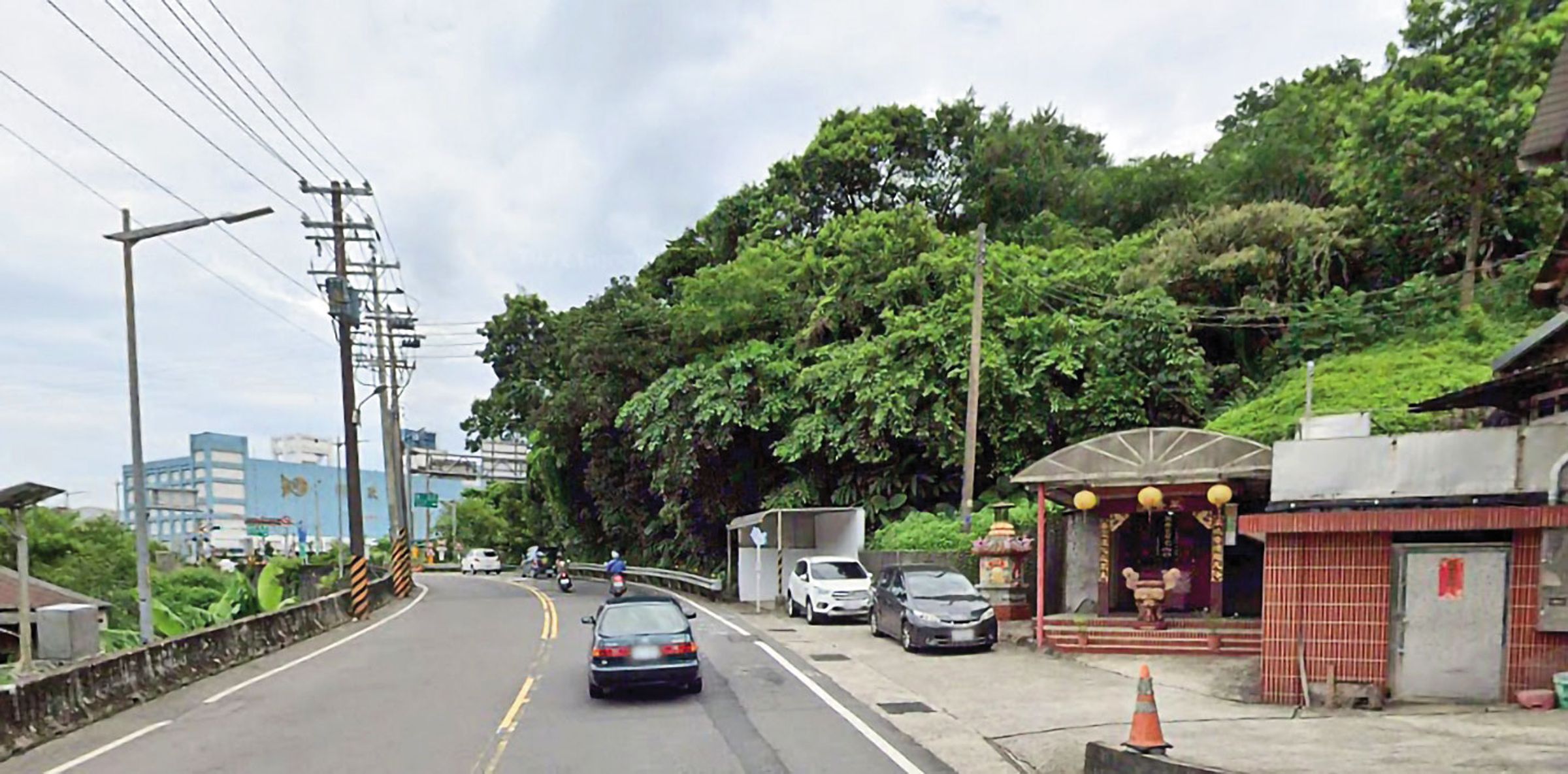 警方宣稱在陰廟(圖)前看到幽魂,一舉突破蘇男心防。(翻攝Google Maps)