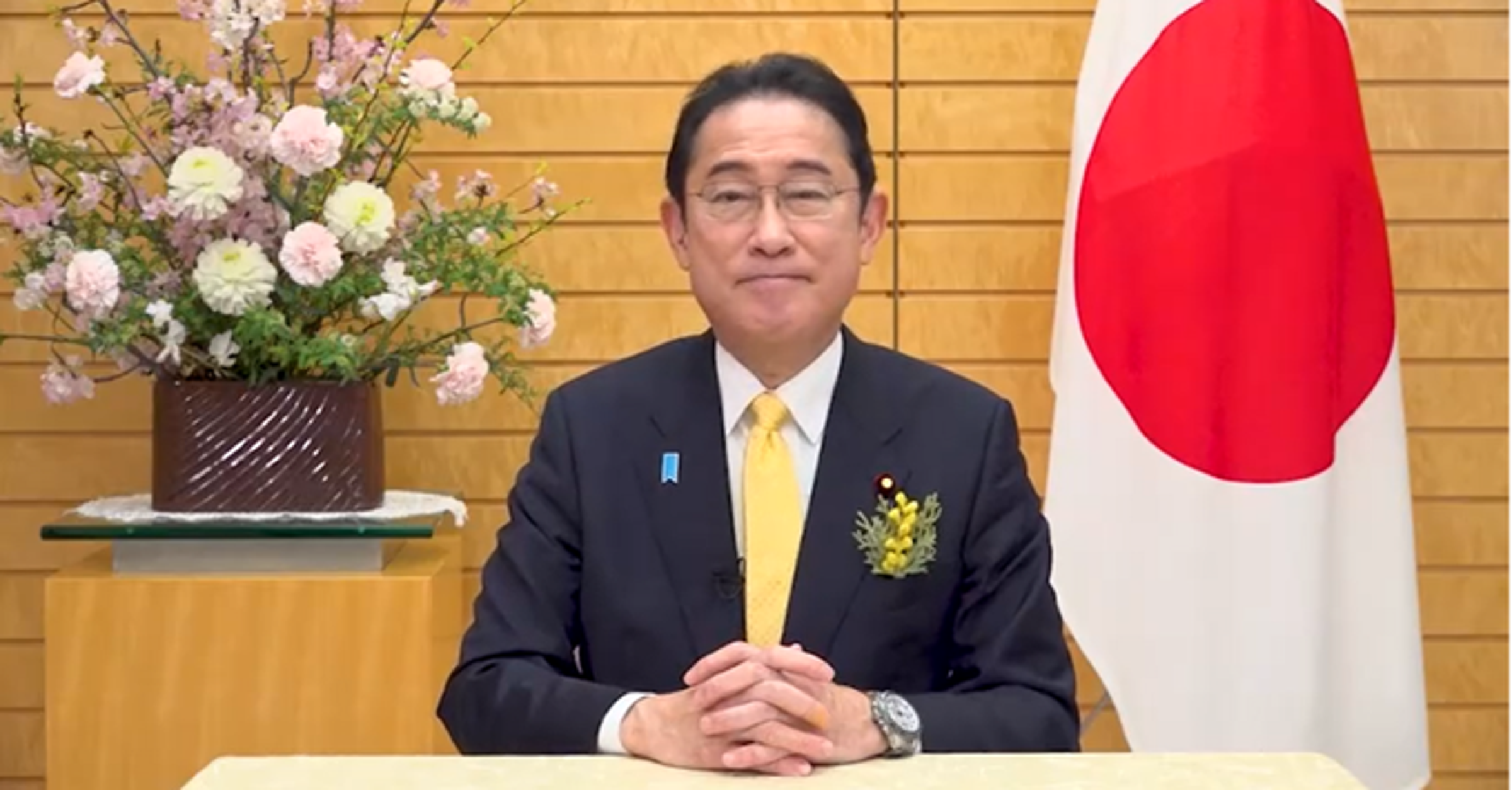 《共同社》曝光,岸田文雄最快於4月6日前往熊本縣視察台積電新廠。(翻攝自X@kantei)
