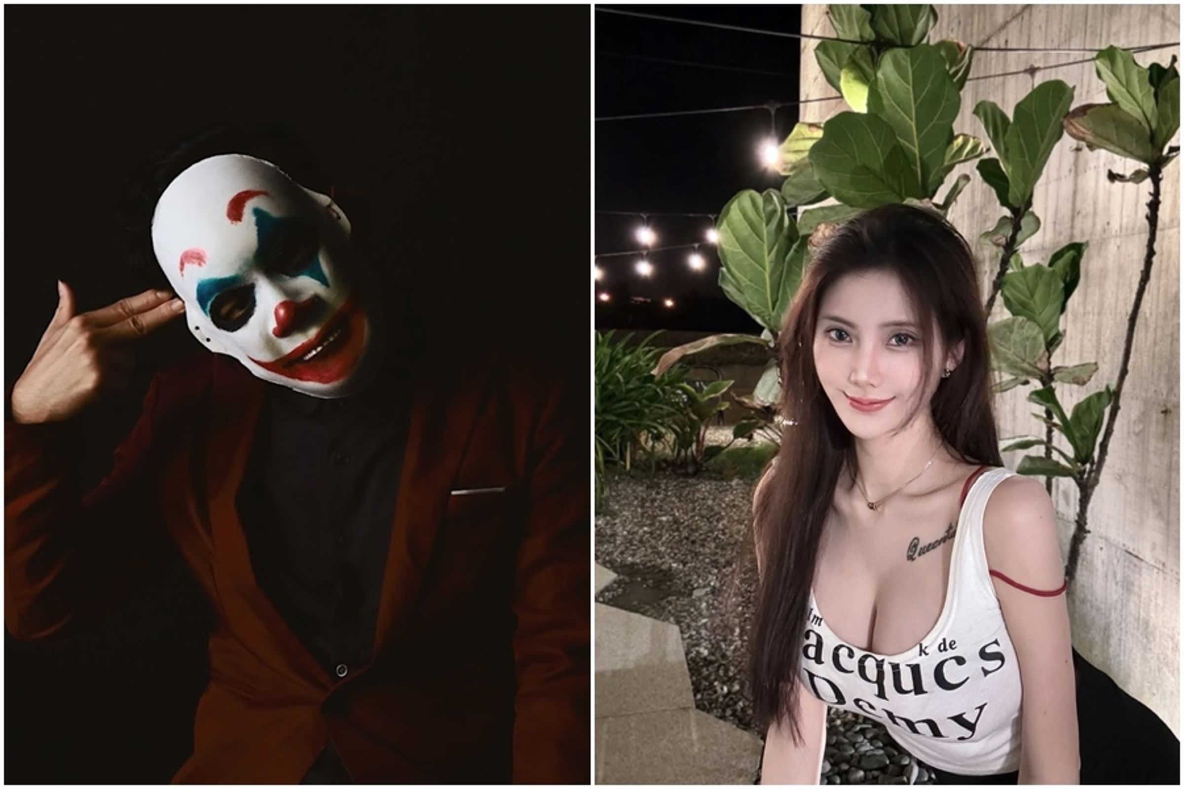 網美「如意Ruyii」近日影射勾惡性騷,勾惡發聲明否認,網美則強調自己沒必要去蹭這種人。(翻攝自IG queenta1221、勾起你心中的惡臉書)