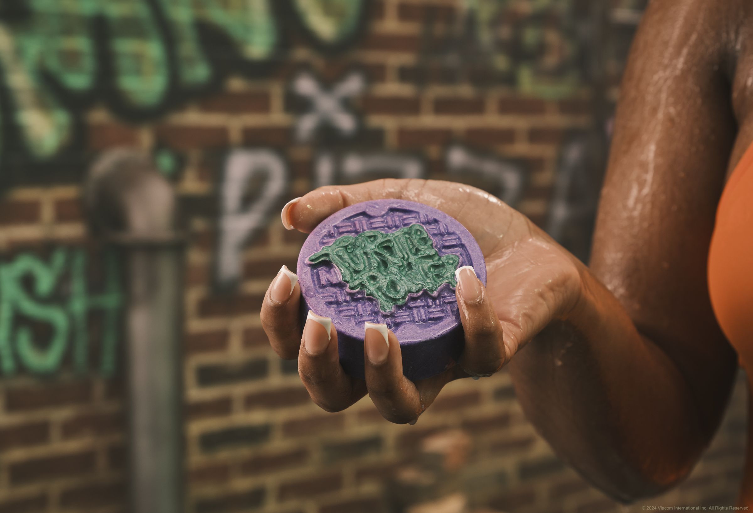 忍者龜力量固體磨砂皂。NT$550(嵐舒提供)
