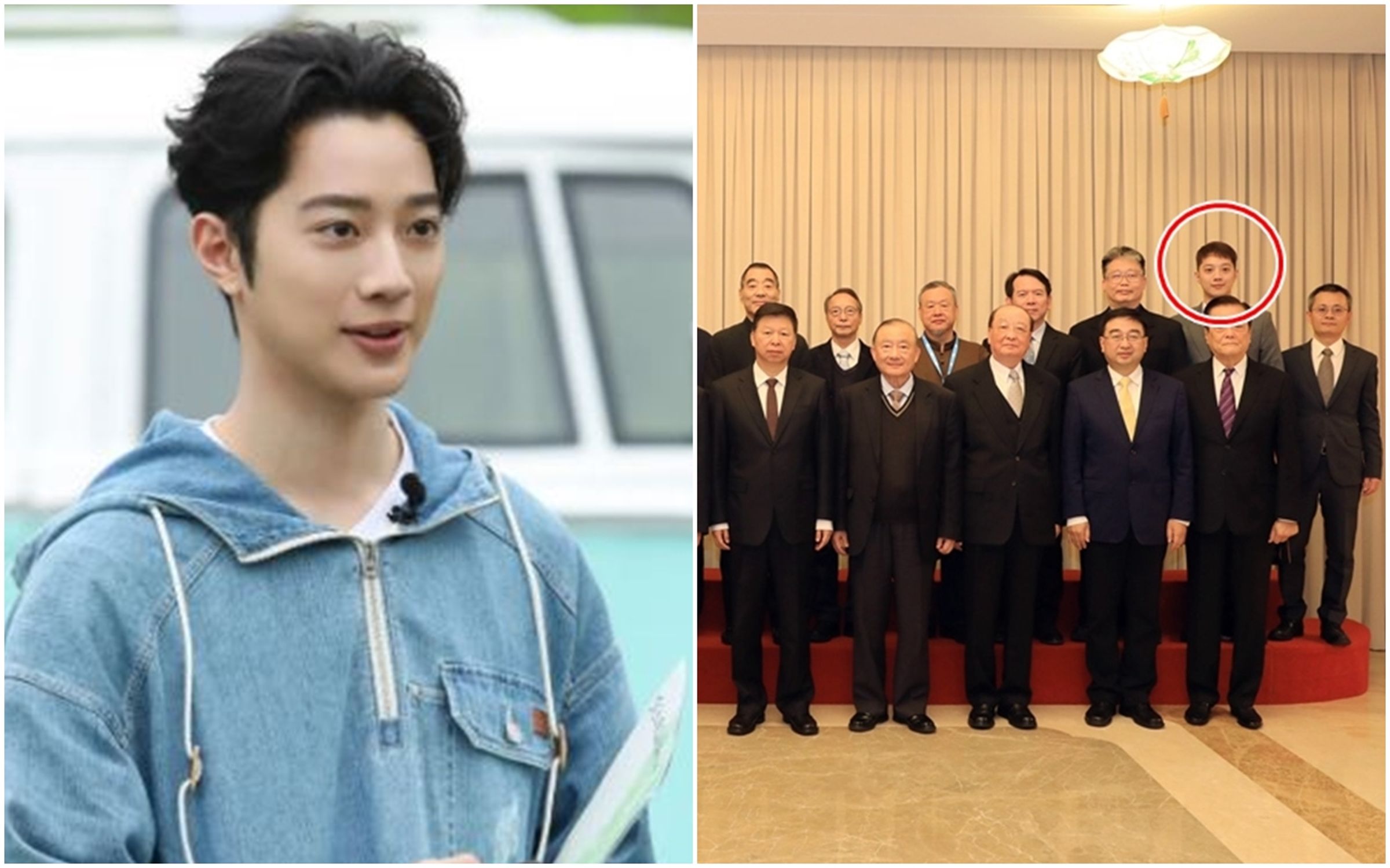 賴冠霖以台灣文化界人士身分會面大陸國台辦主任宋濤。(翻攝自微博/中國台灣網)