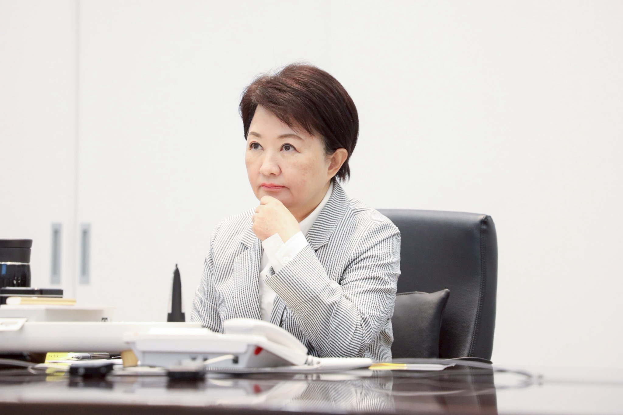盧秀燕邀集中台灣8縣市首長,聚焦關稅議題發表7大聯合聲明。(台中市政府提供)