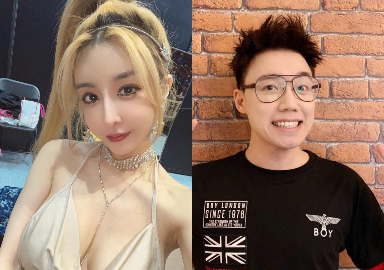 網紅雪碧（左）與Toyz（右）在網路空戰，今日雪碧赴地檢署控告Toyz公然侮辱。（合成圖，翻攝雪碧、Toyz臉書）