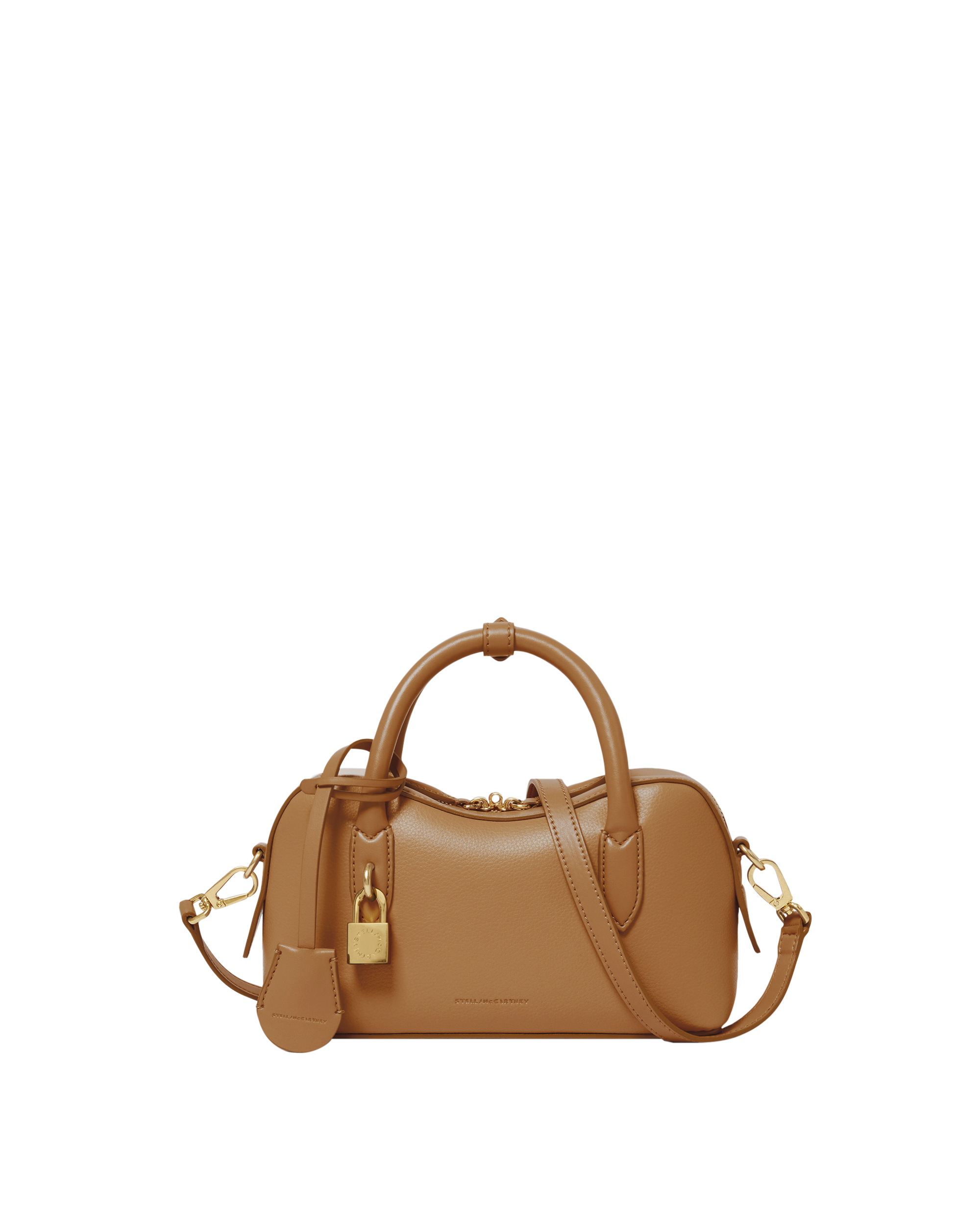 Stella McCartney Stella Ryder白蘭地橙斜背包。NT$43,600（台元提供）