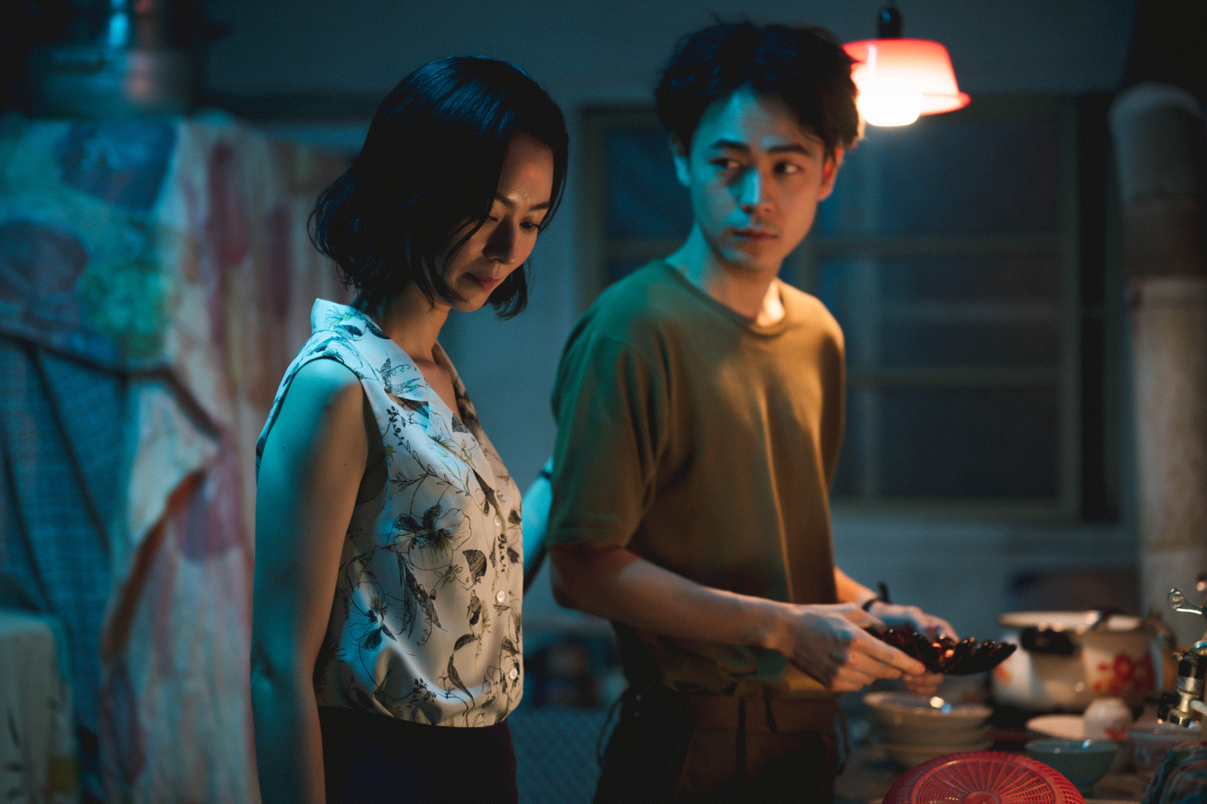 中村映里子在日影《雨中的慾情》有不少性愛場景,片山導演表示會先請三級片演員擔任動作指導,讓演員理解後才進行拍攝。(光年映畫提供)