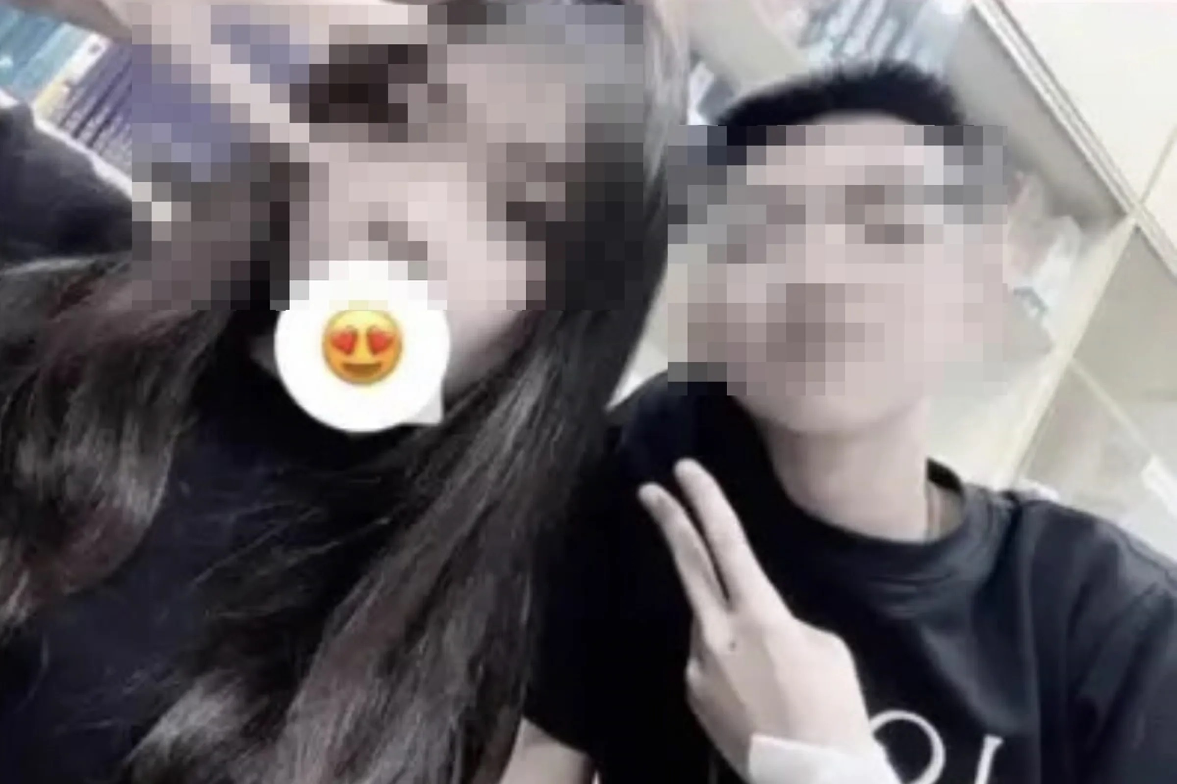 持彈簧刀行凶的郭姓少年與教唆出頭的林姓少女，分別被依殺人罪判處12年及11年有期徒刑。（翻攝畫面）