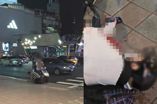 台北市昨晚發生隨機攻擊事件，誠品生活南西店周邊一度陷入混亂，日本記者目擊並嘗試協助傷者止血，相關畫面引發關注。（翻攝自youtube/mn op）