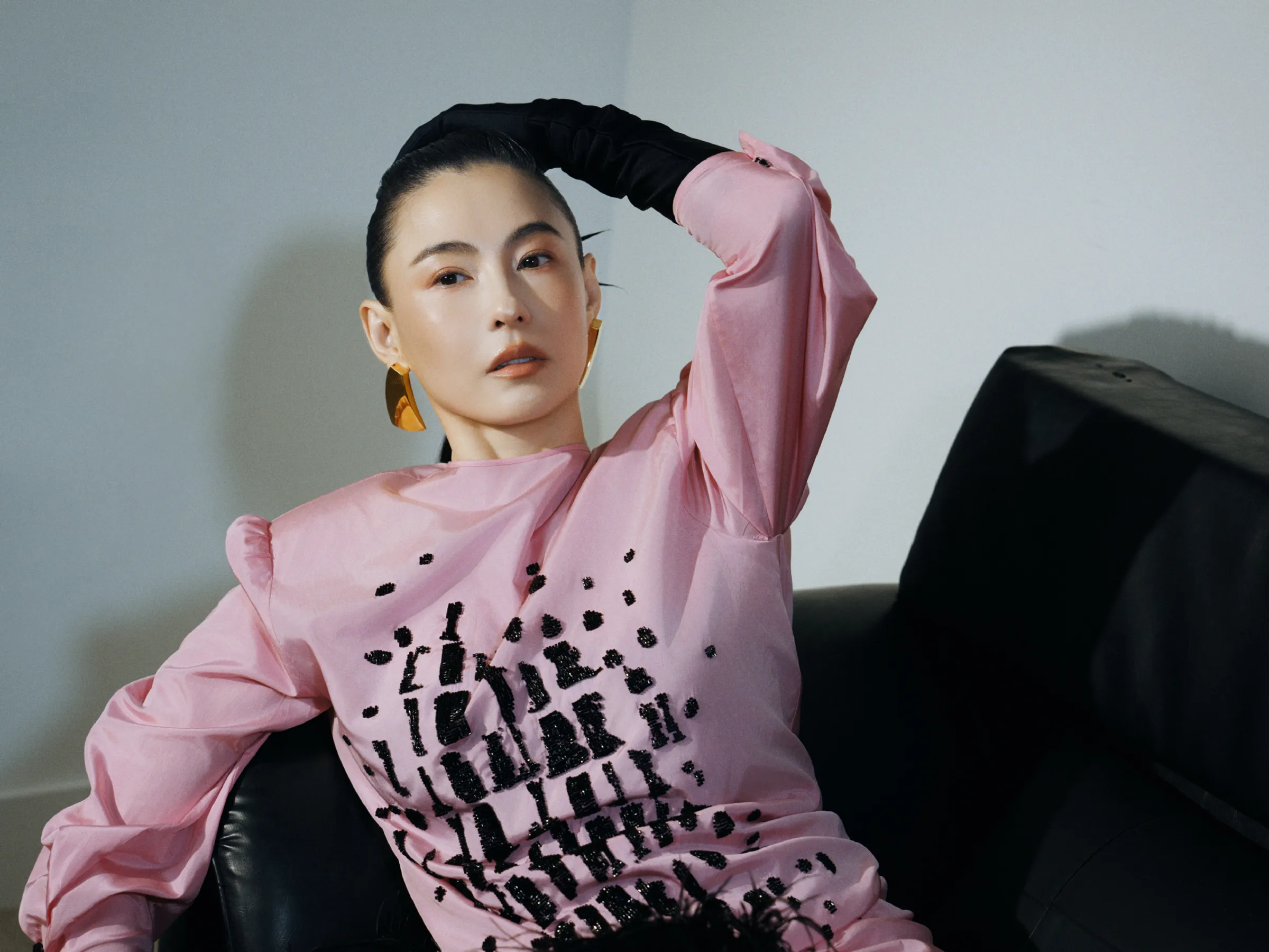 張柏芝2011年與謝霆鋒離婚後，獨自照顧兩名兒子。翻攝自張柏芝微博