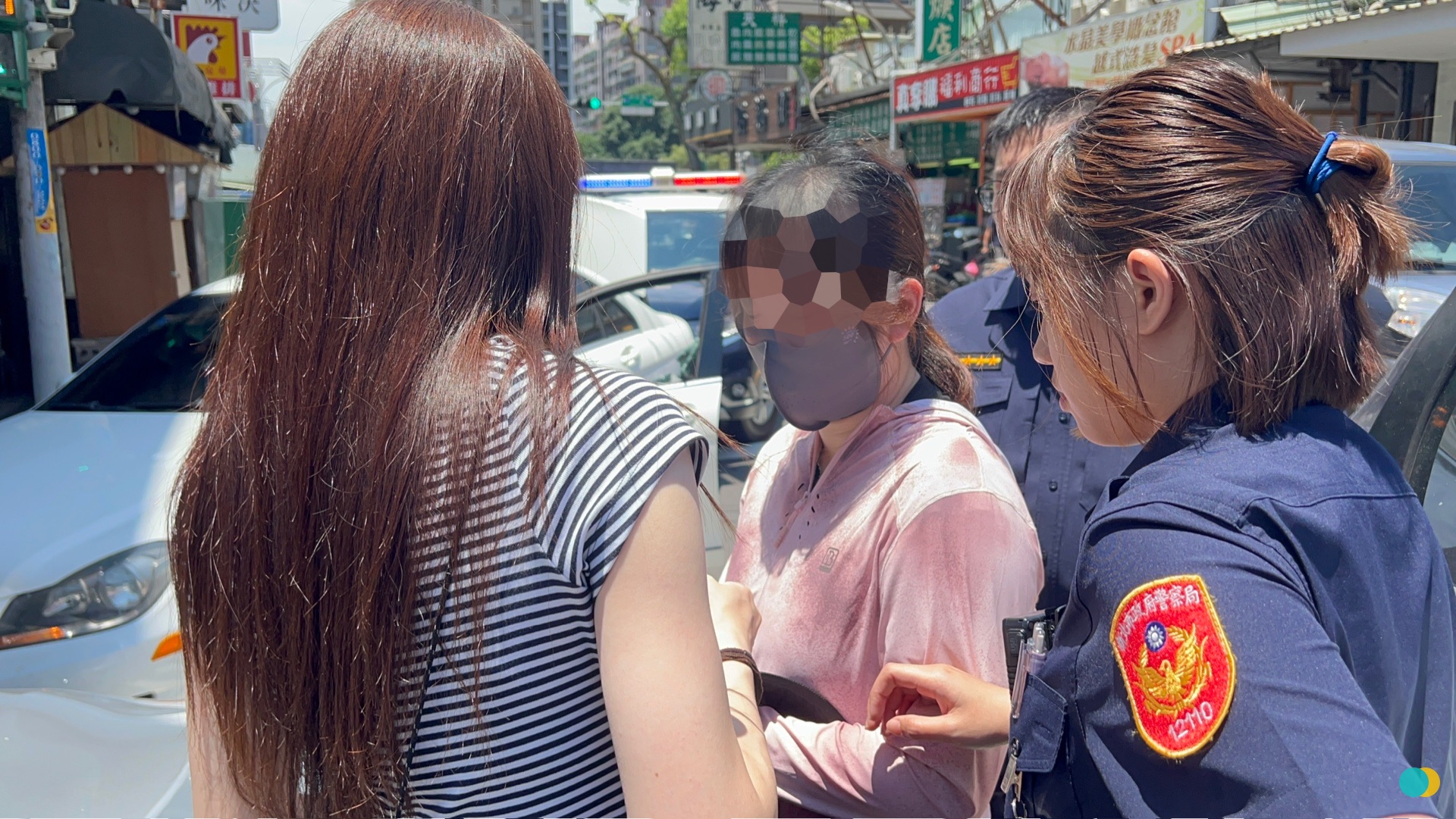 警方逮捕女車手。（警方提供）