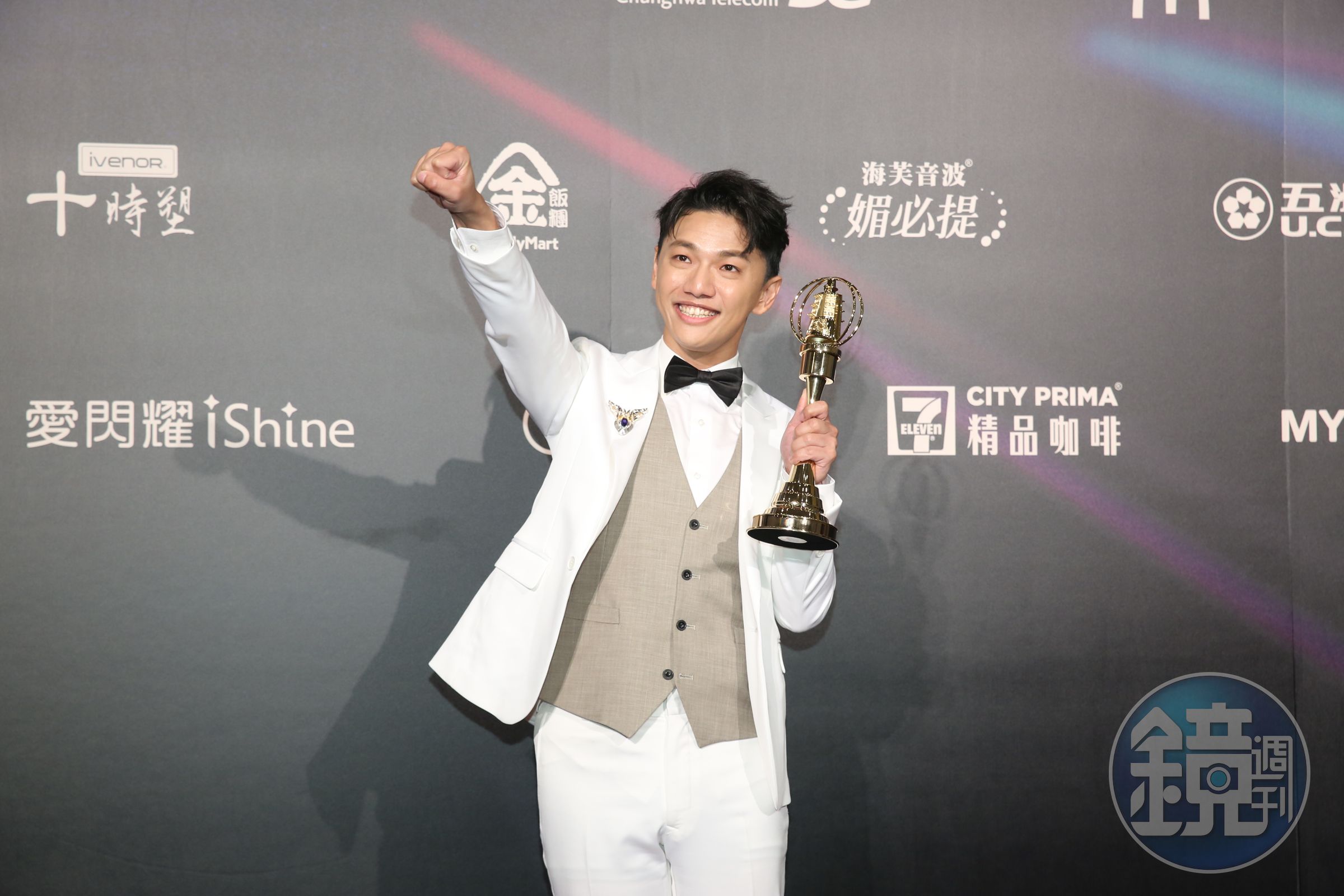 王伯源奪下兒童少年節目主持人獎。
