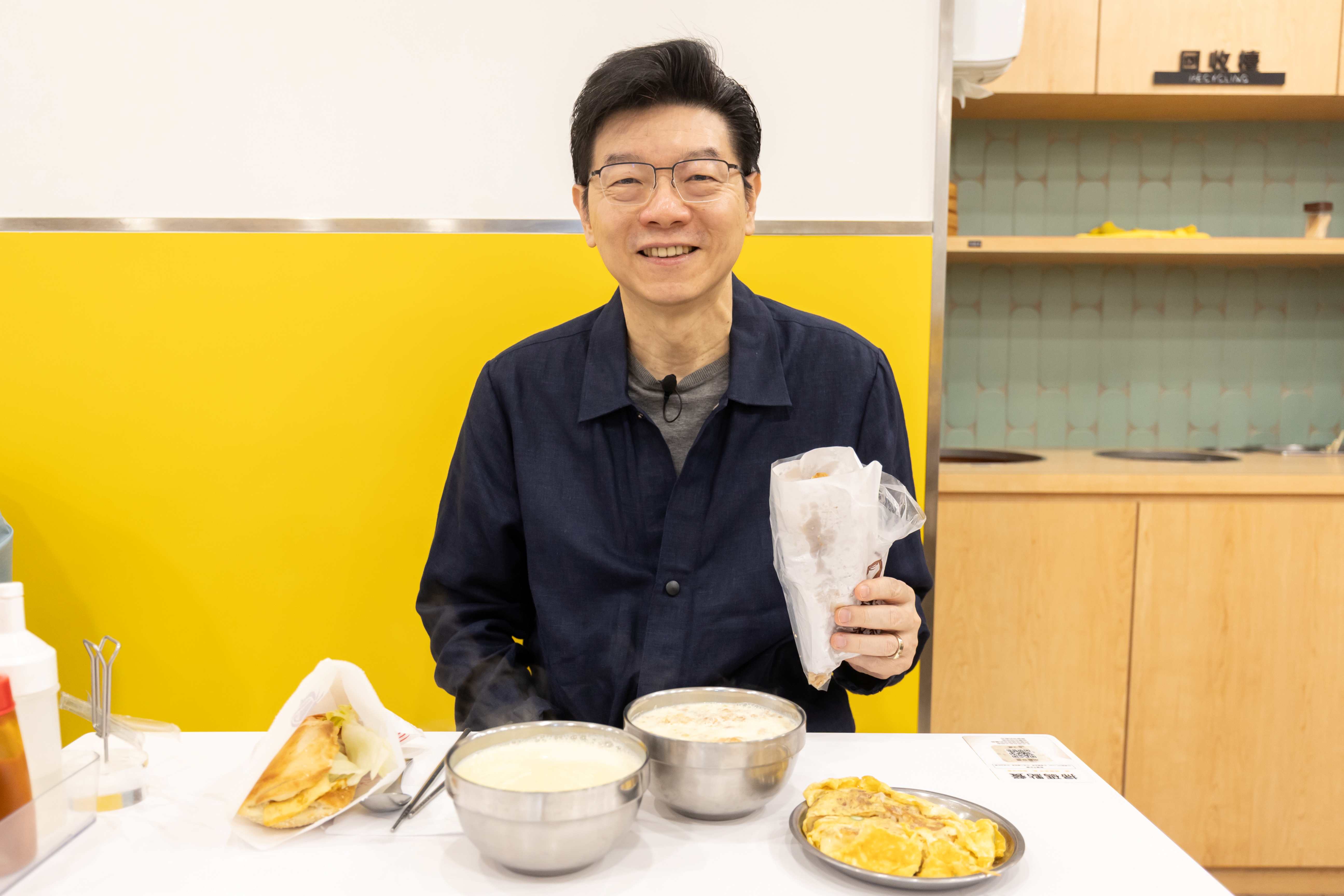 在永和吃一頓傳統早餐，非常滿足。