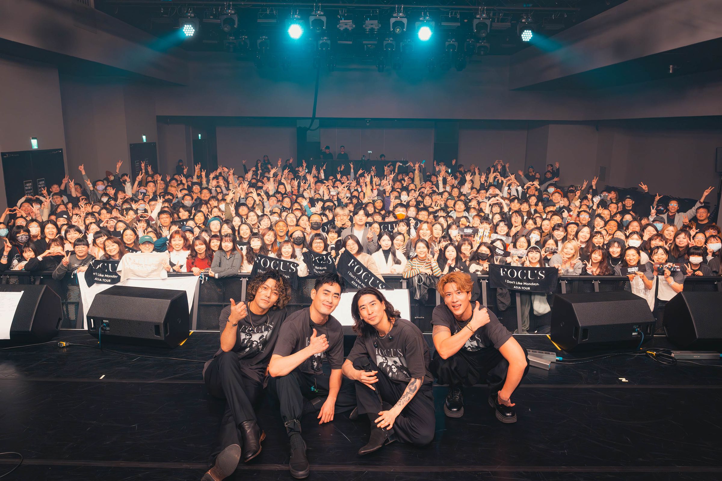 日團「I Don‘t Like Mondays」太喜歡台灣歌迷，演唱會尾聲依依不捨說：「真的不喜歡星期一啊。」（宝島制作委員會提供）