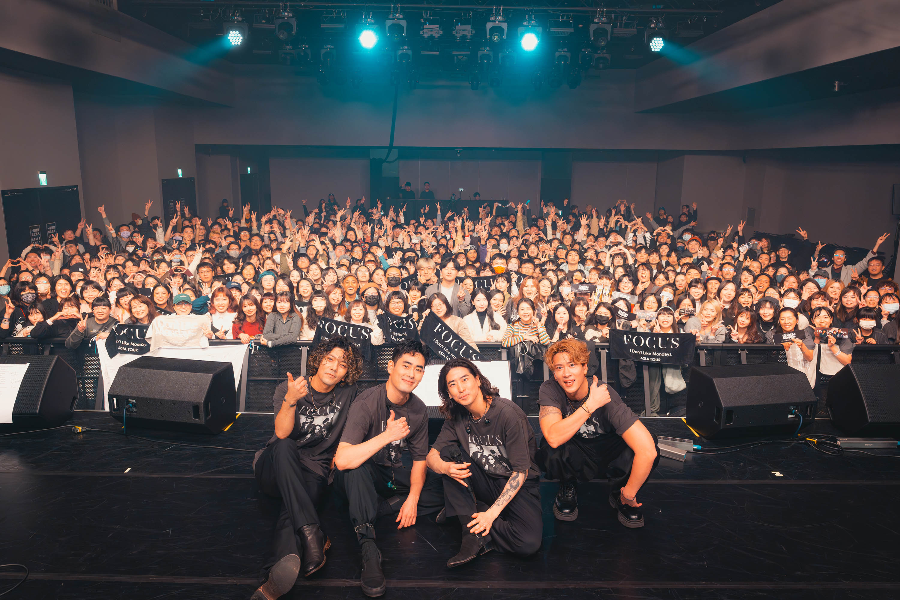 日團「I Don‘t Like Mondays」太喜歡台灣歌迷，演唱會尾聲依依不捨說：「真的不喜歡星期一啊。」（宝島制作委員會提供）