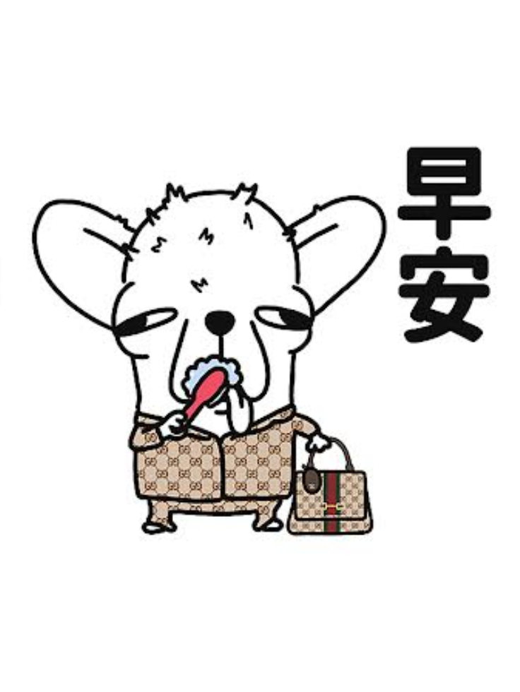 吉娃娃穿著早秋系列服裝與配件，並以生動表情呼應當代年輕世代對自我風格的多元詮釋。（古馳提供）       