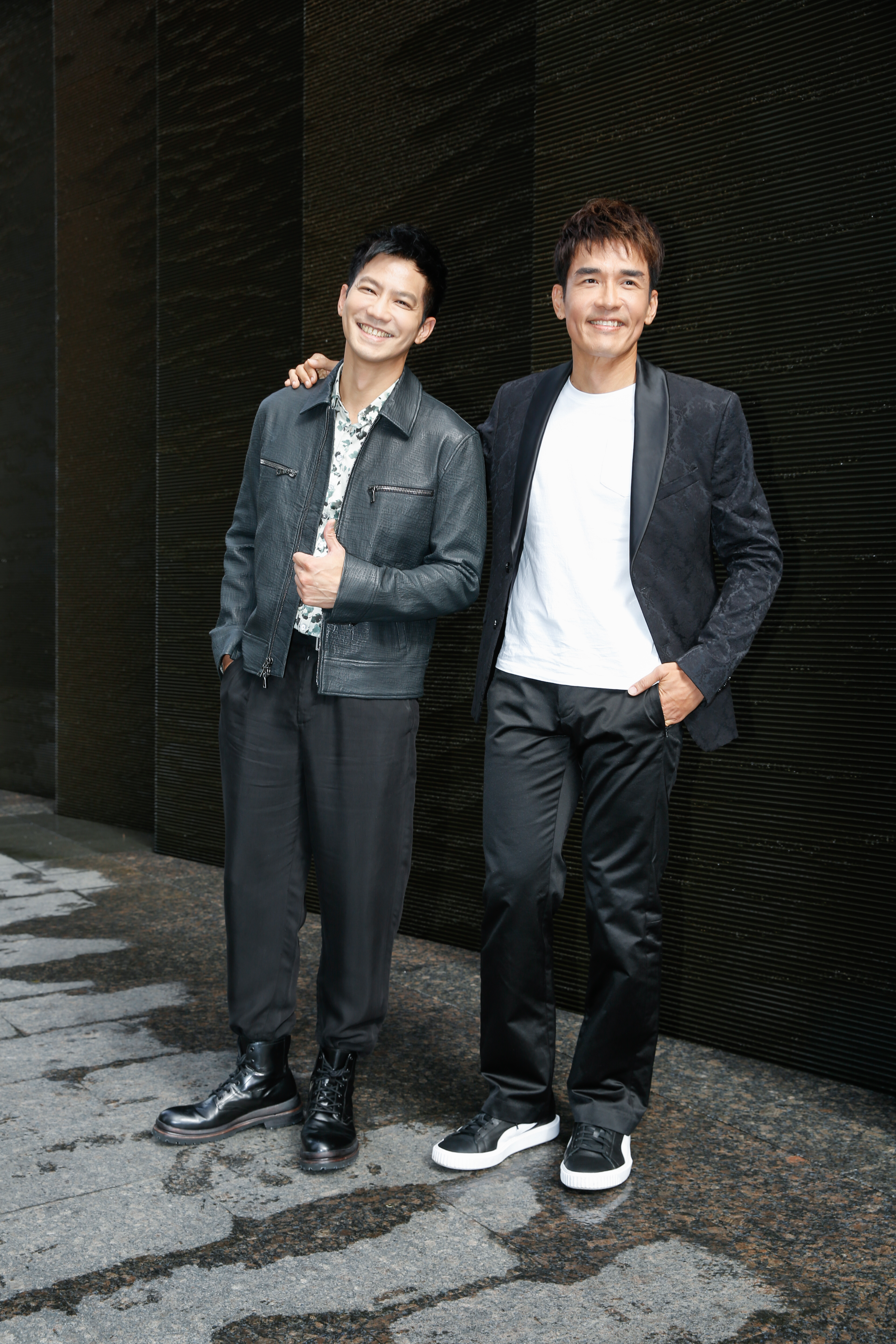 楊一展和鄒承恩受訪表示出外景時發現兩人默契依舊。