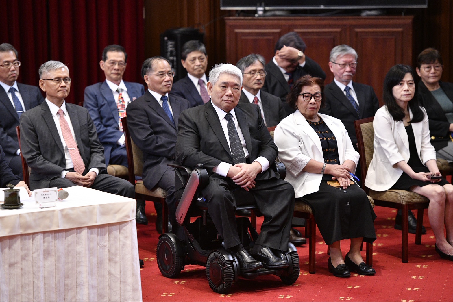 總統府今舉行「監察院第7屆正、副院長及監察委員被提名人介紹記者會」,介紹被提名人。(鏡報李智為)