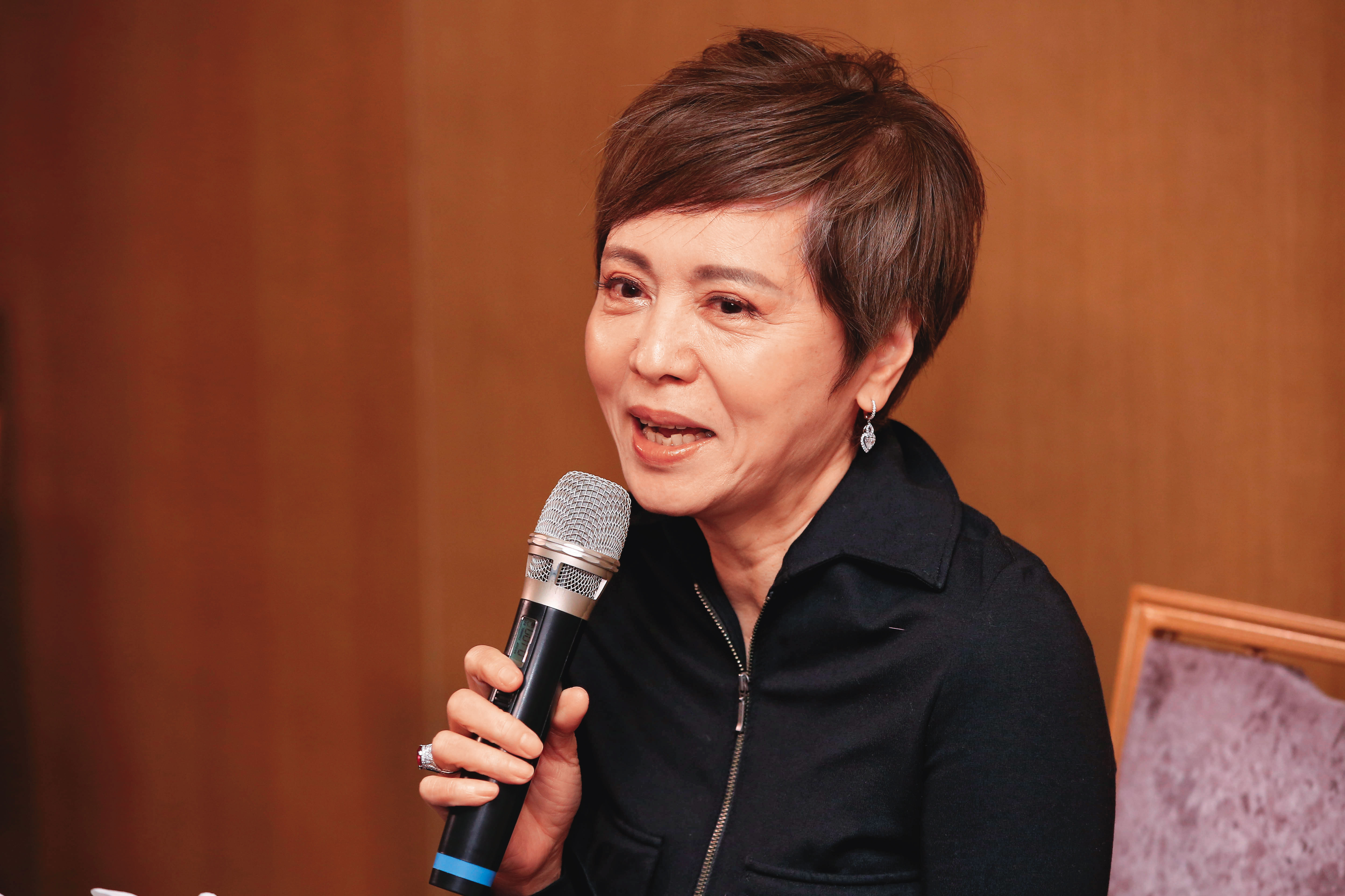 熊海靈（圖）是資深藝人，也是死忠韓粉。