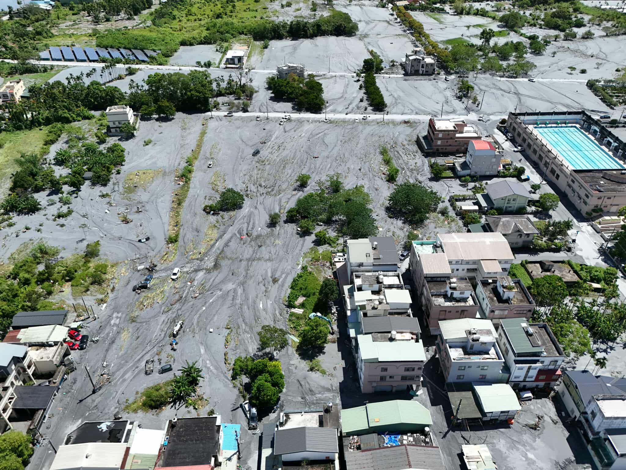 光復鄉佛祖街336巷一帶今日發現一具遺體，死者身分待確認。（示意圖，花蓮縣社區大學空拍教師簡嘉信提供）