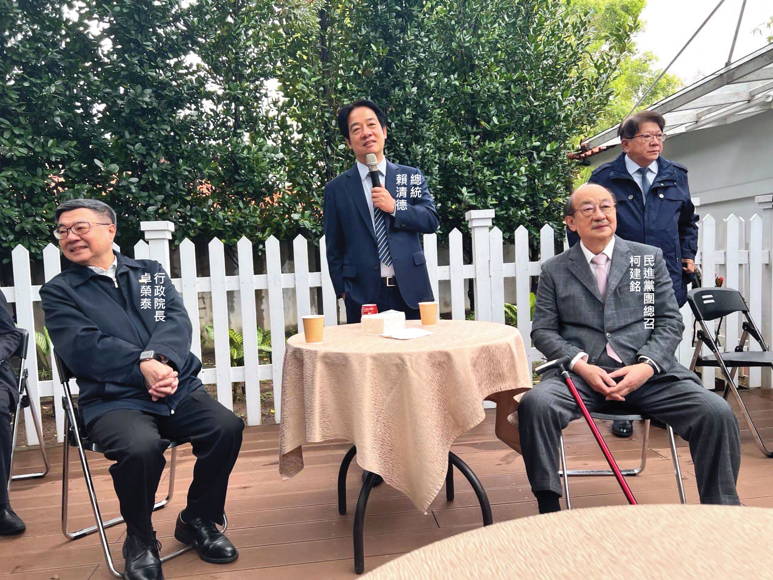 府、院、黨團的三角關係如今相當微妙。（翻攝林岱樺臉書）