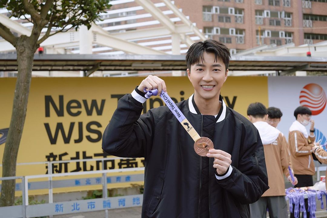 江宏傑參加萬金石馬拉松。（翻攝江宏傑IG）