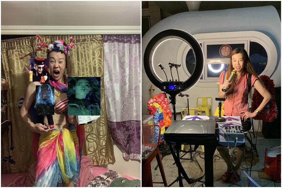 「法拉利姊」張婷婷經常在臉書上開直播，靠著粉絲打賞的「星星」賺生活費。（翻攝法拉利姊臉書）