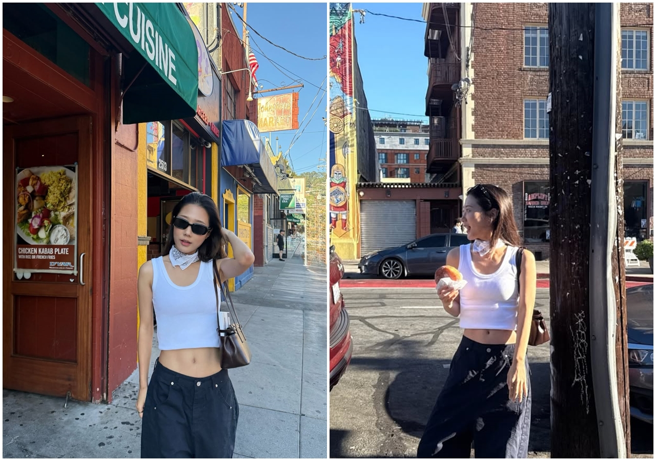 金針菇今天突然po文，提到自己到美國學習語言，也想藉此多充實自己。（翻攝自ggu__kim IG）