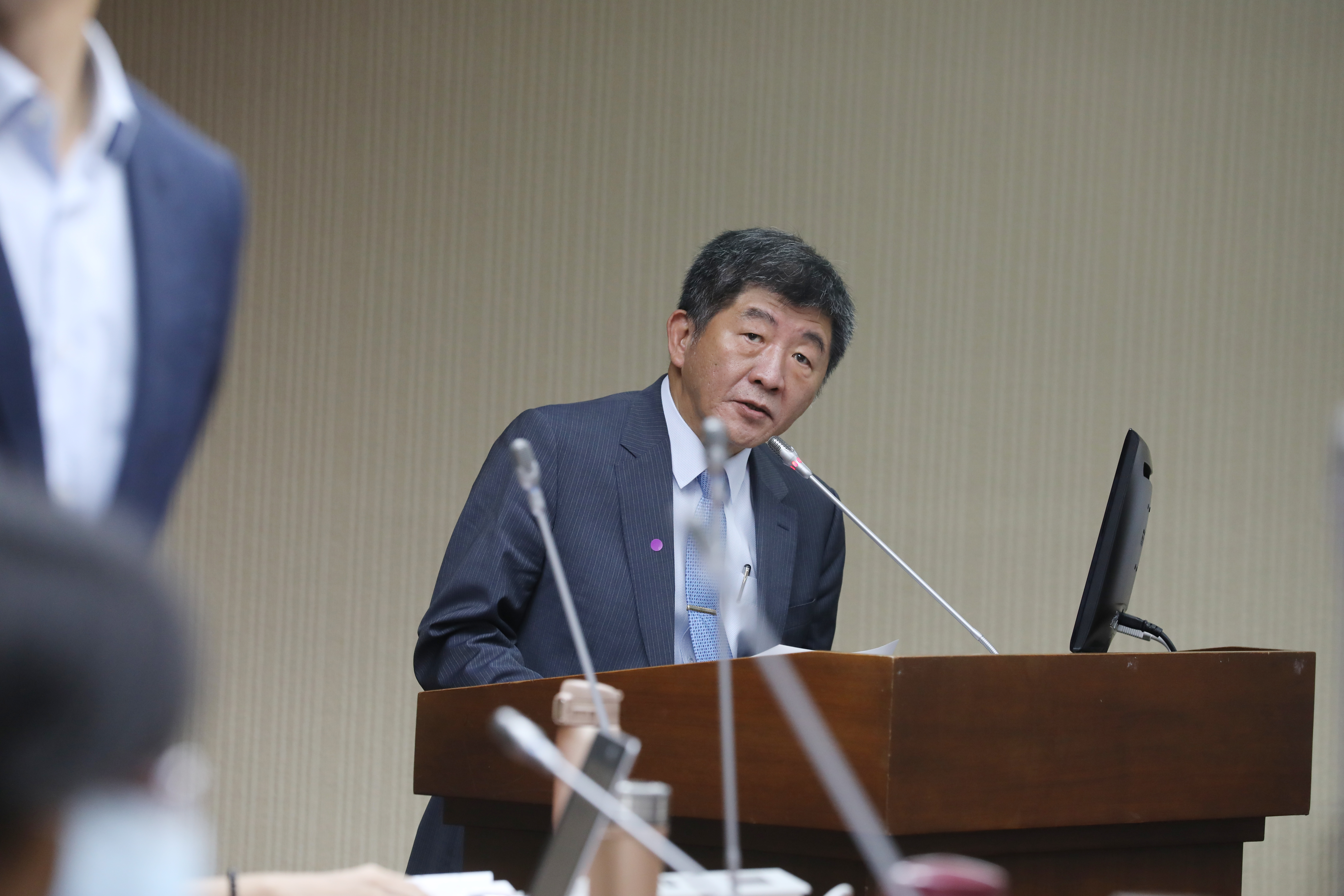 陳時中戒菸近500天。