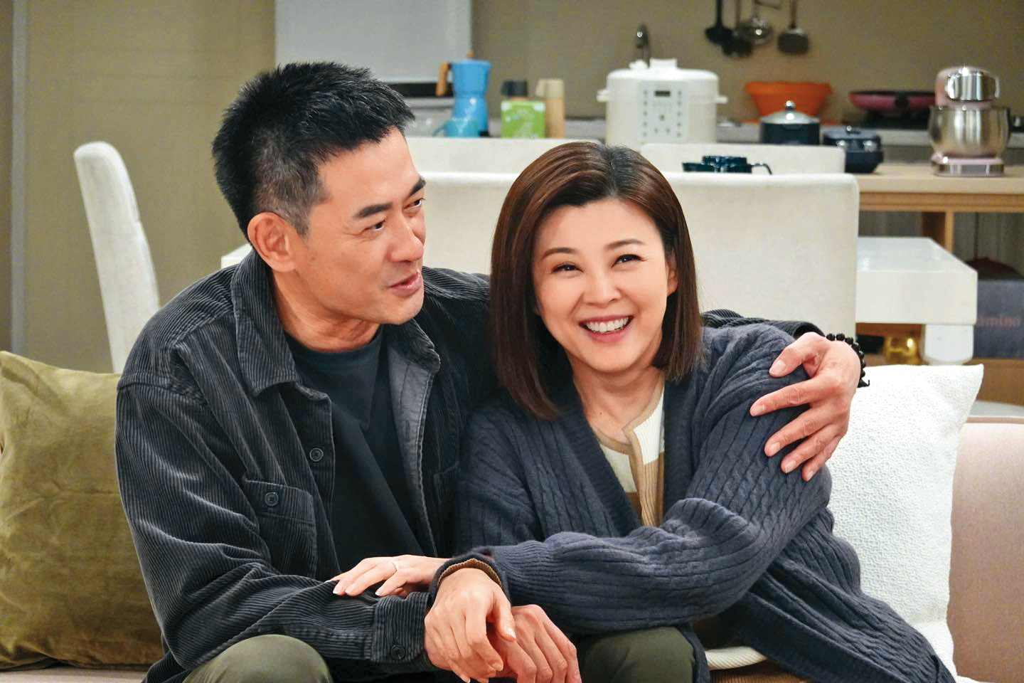 柯叔元（左）和方馨（右）是多次合作的螢幕情侶。（翻攝自柯叔元臉書）