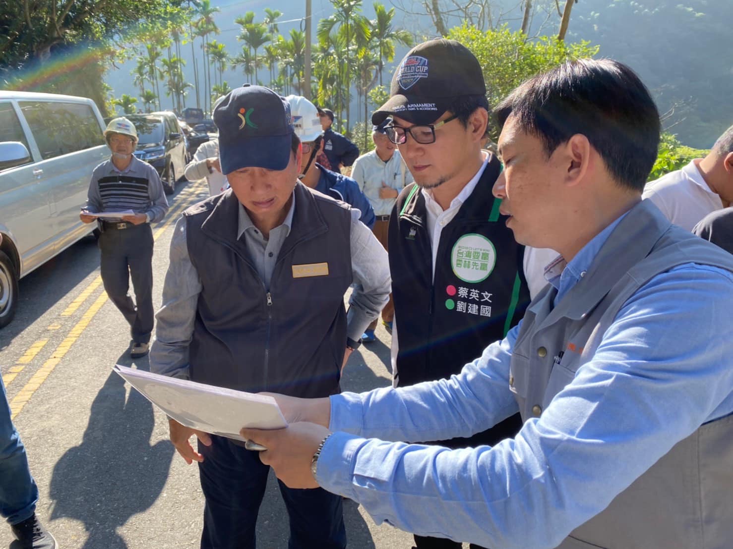 劉建國爭取新清水溪橋建設， 預計3月動工 。（立委劉建國辦公室提供）