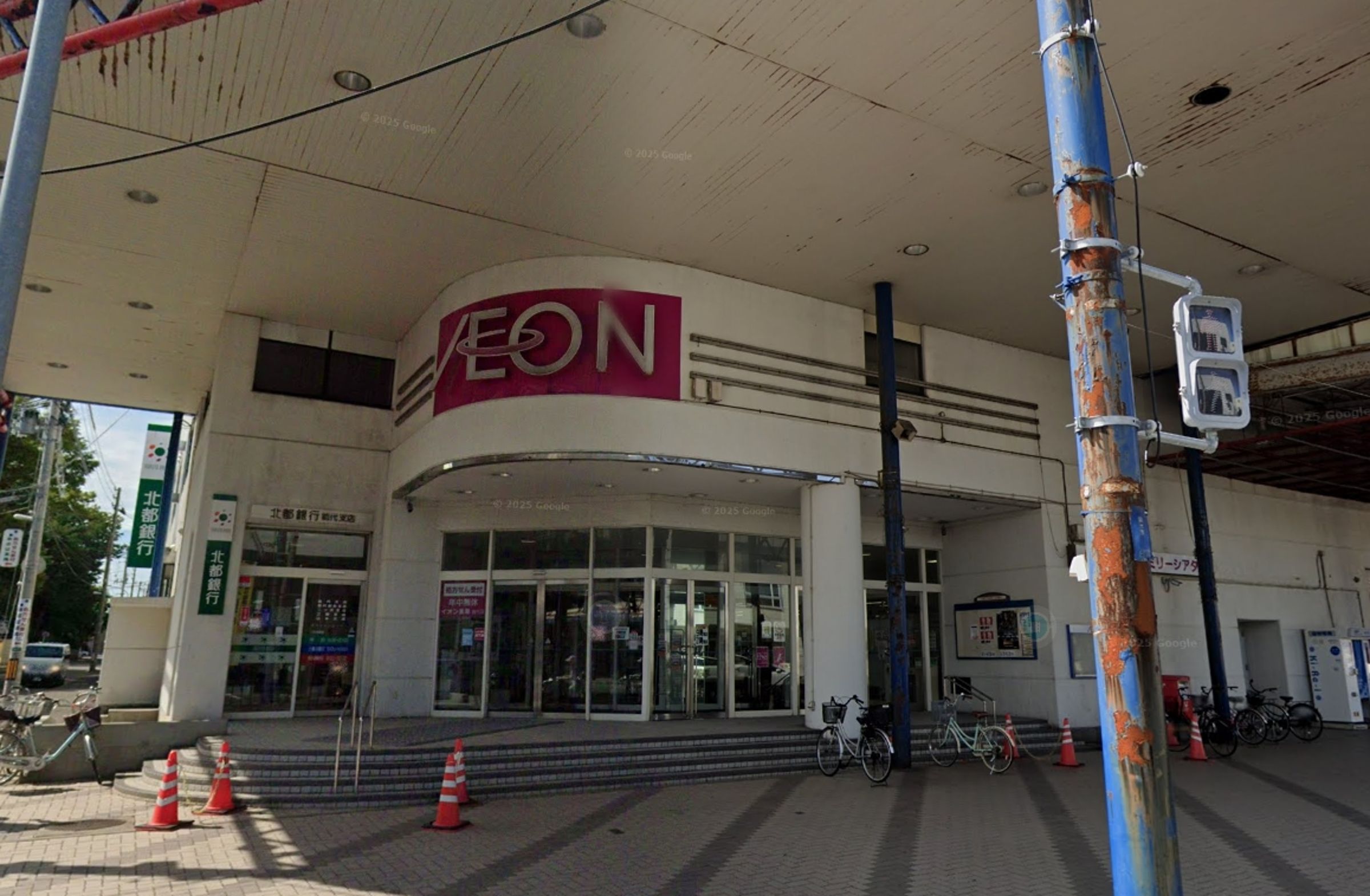 秋田能代的AEON賣場驚傳遭熊闖入。（翻攝自Google Maps）