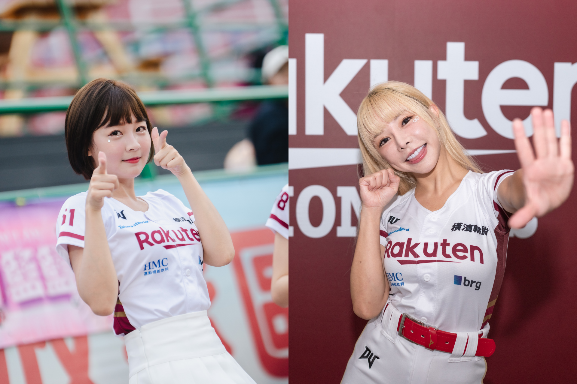 樂天桃猿證實籃籃與巫苡萱的新身分。（樂天桃猿提供）