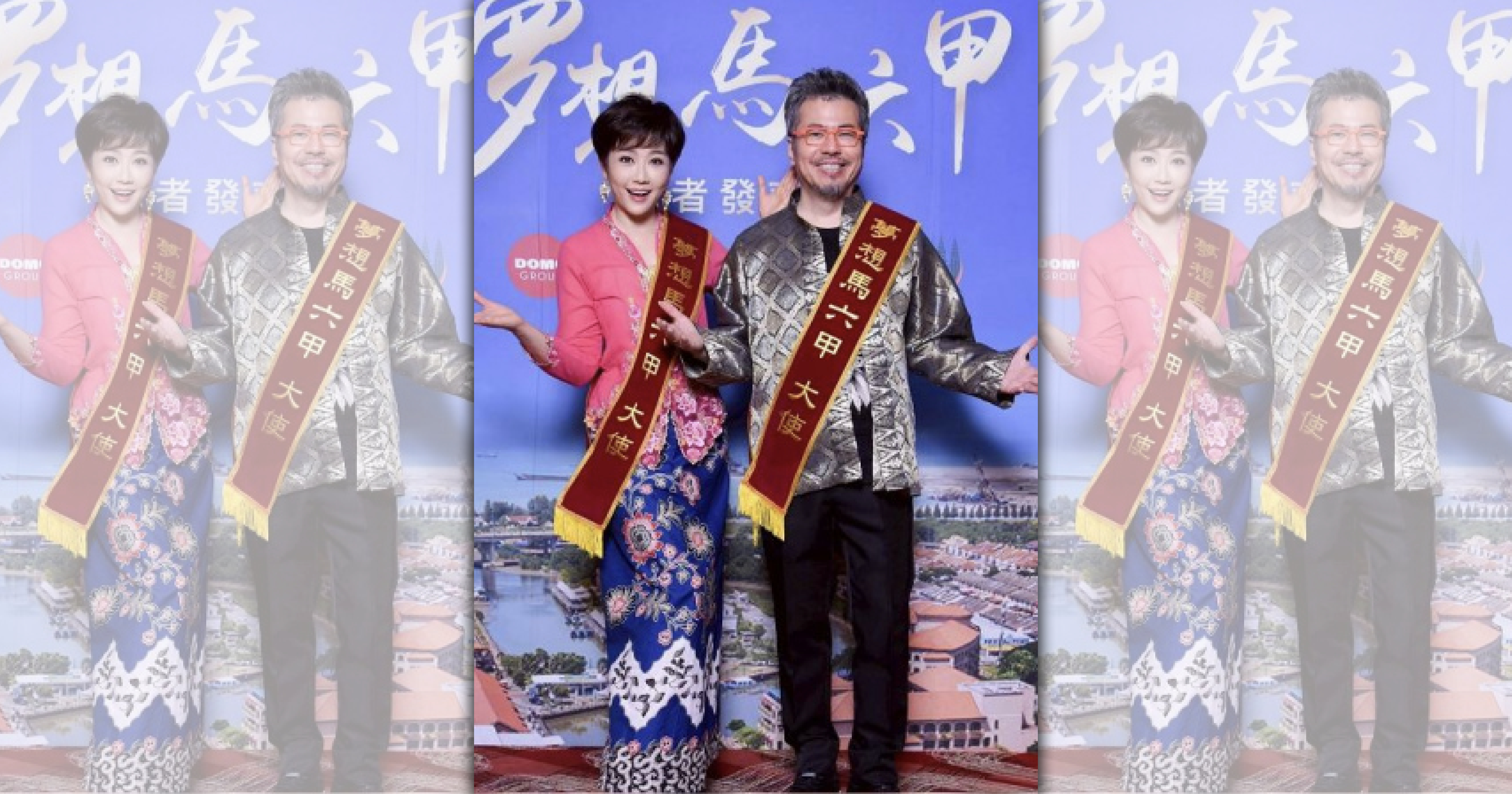 黃國倫與寇乃馨出席記者會。（寇乃馨提供）