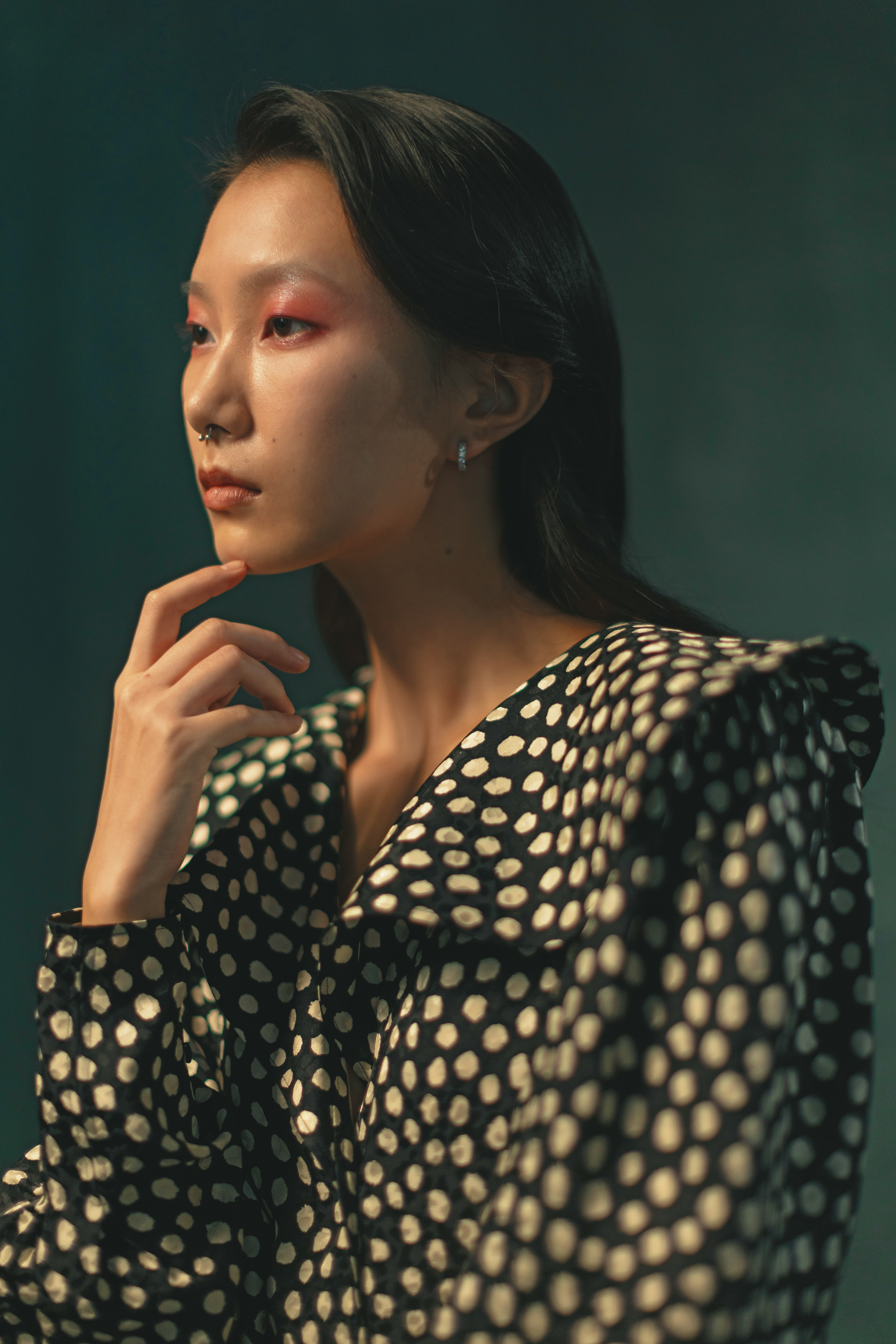 白黑色波點洋裝 NT$83,800 by Chloé