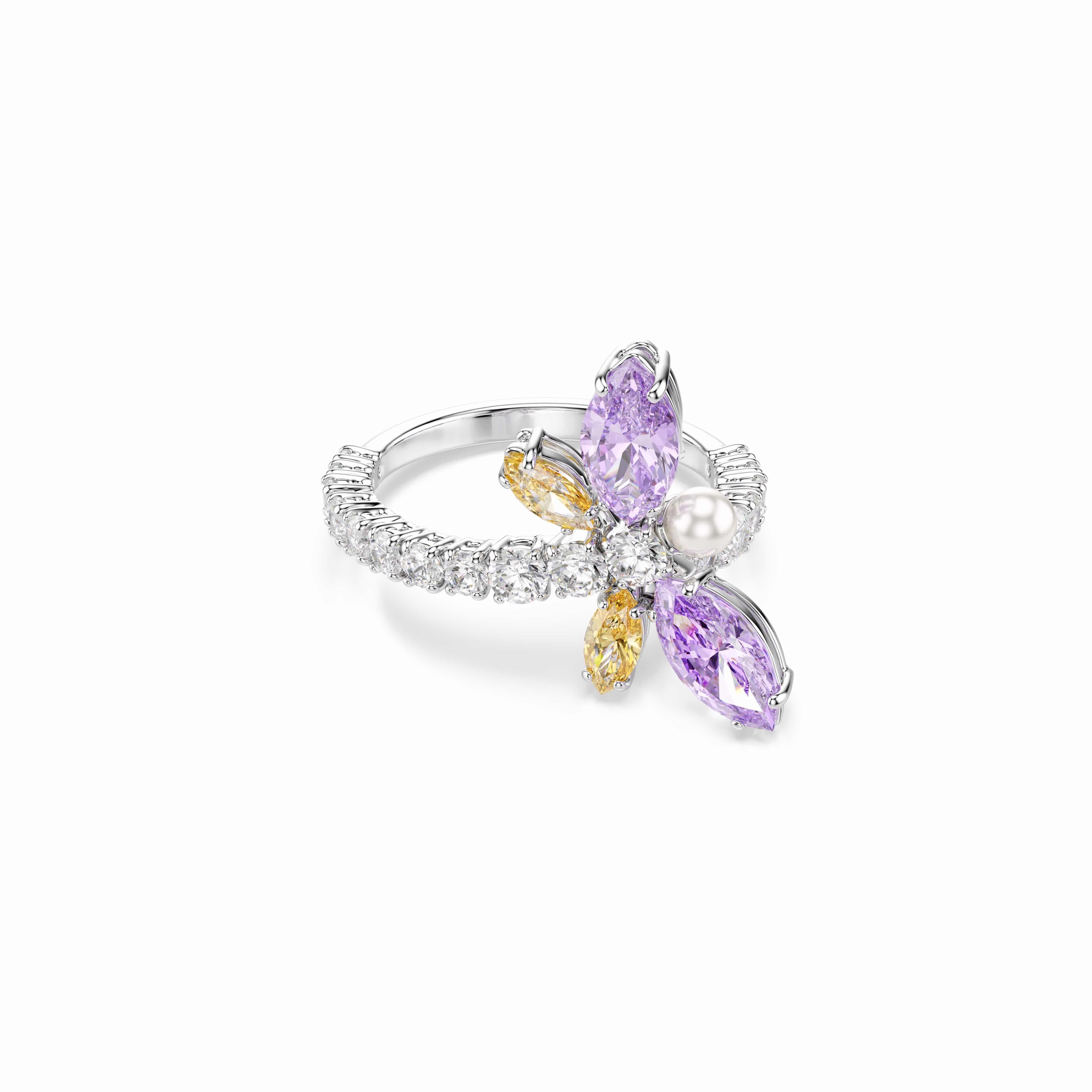 Ariana Grande x Swarovski圖形戒指。NT$5,300（SWAROVSKI提供）