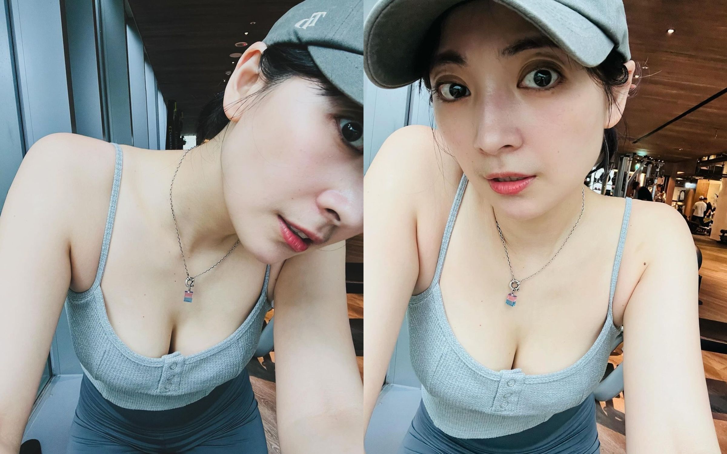 宅男女神阿喜最近曬出一系列運動辣照。(翻攝自阿喜IG)