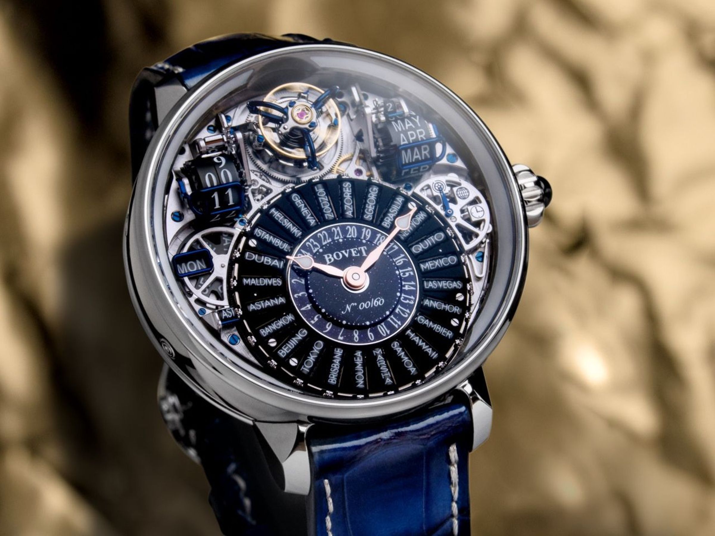 播威（BOVET）日前在被稱為「鐘錶界奧斯卡」的盛會上，以Récital 28 Prowess 1「滾輪顯示世界時區萬年曆陀飛輪」腕錶，奪下「機械傑出獎」（The Mechanical Exception Prize），標誌其製錶工藝的再次突破。