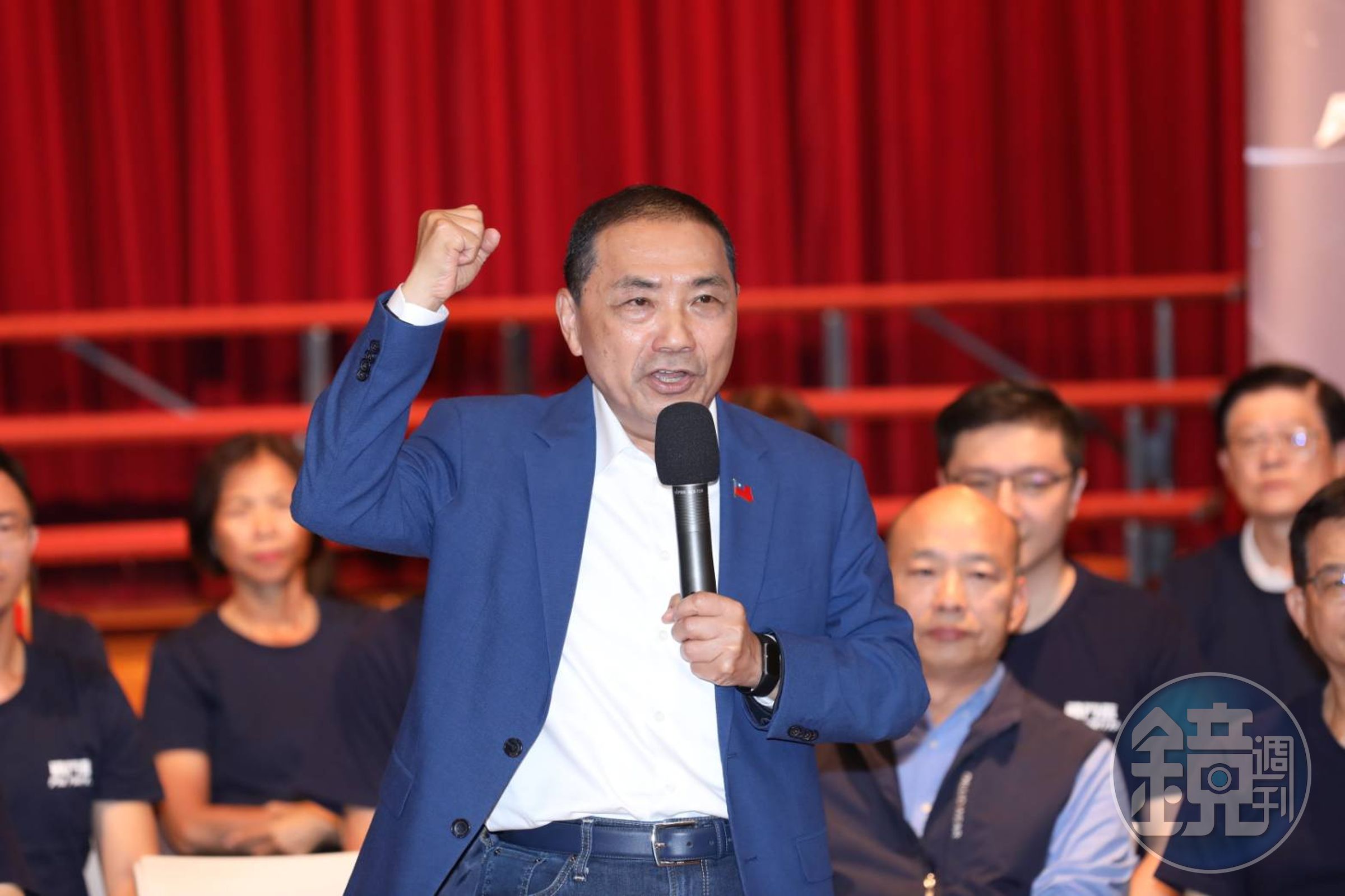 侯友宜代表國民黨參選2024總統大選。