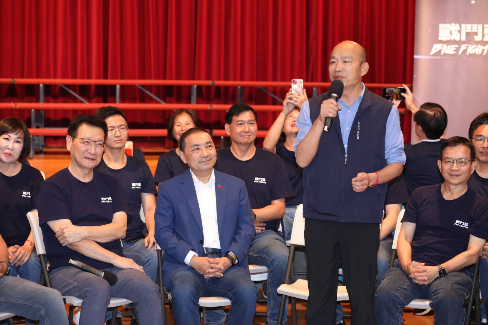 韓國瑜表示，聽到海內外僑胞跟黨員都對國民黨很失望。