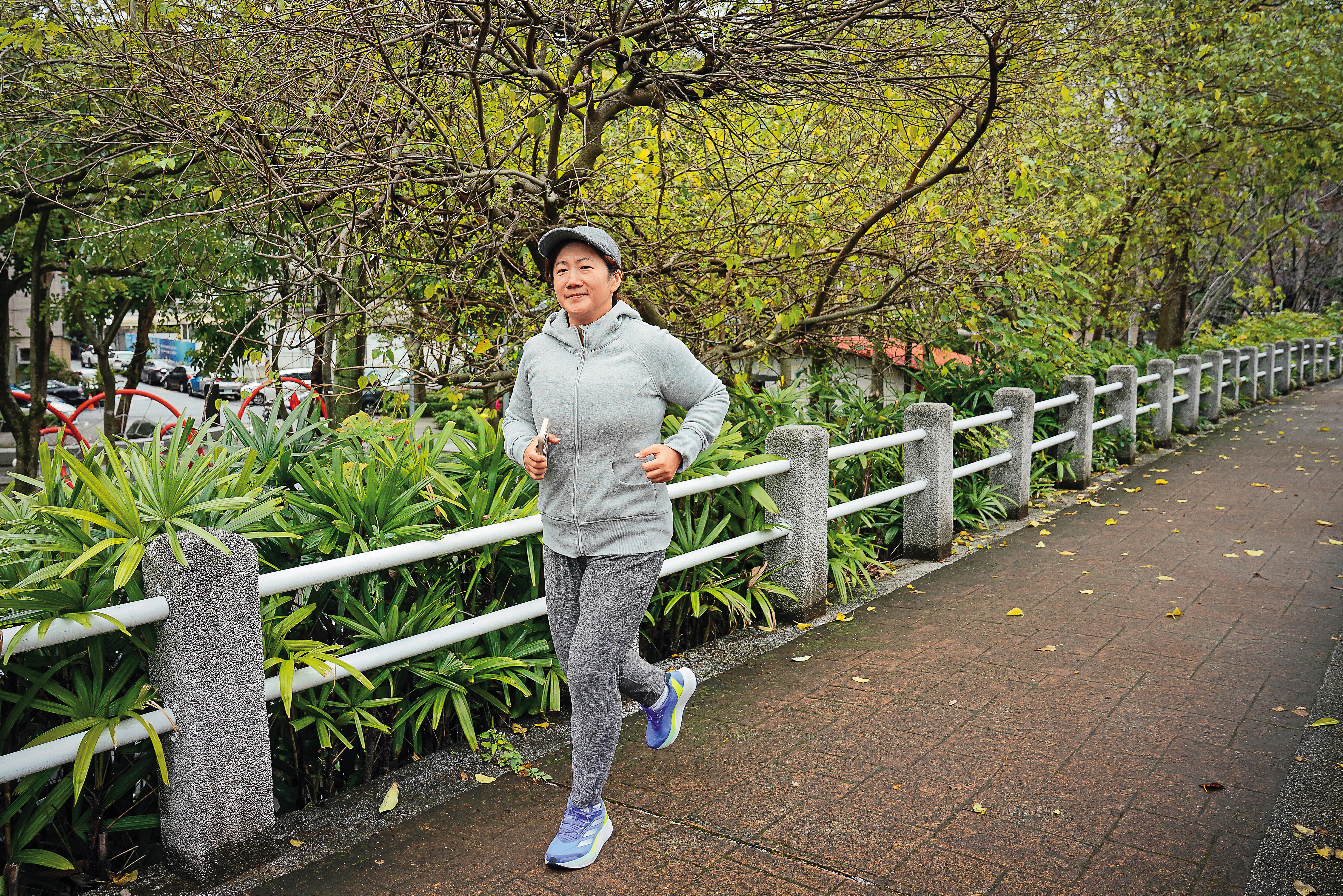 每週固定慢跑、陪伴家人，是張Ceci退休後的日常生活。