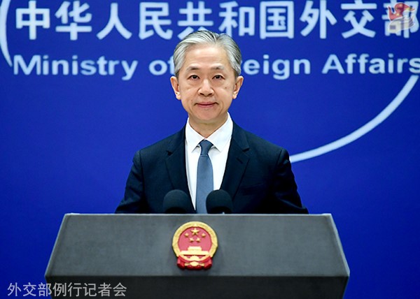 針對義大利宣布退出一帶一路，汪文斌今日做出回應。（翻攝自中國外交部官網）