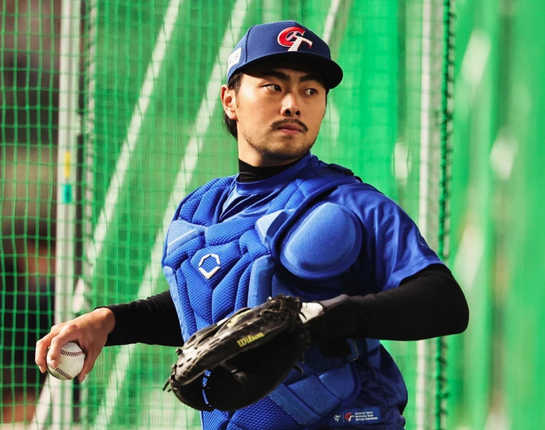 林家正去年亞運在國際賽上嶄露頭角，又在世界棒球12強賽中爆紅，除實力好外，又暖又帥，擄獲大票粉絲。（翻攝自IG@lyle_lin_）