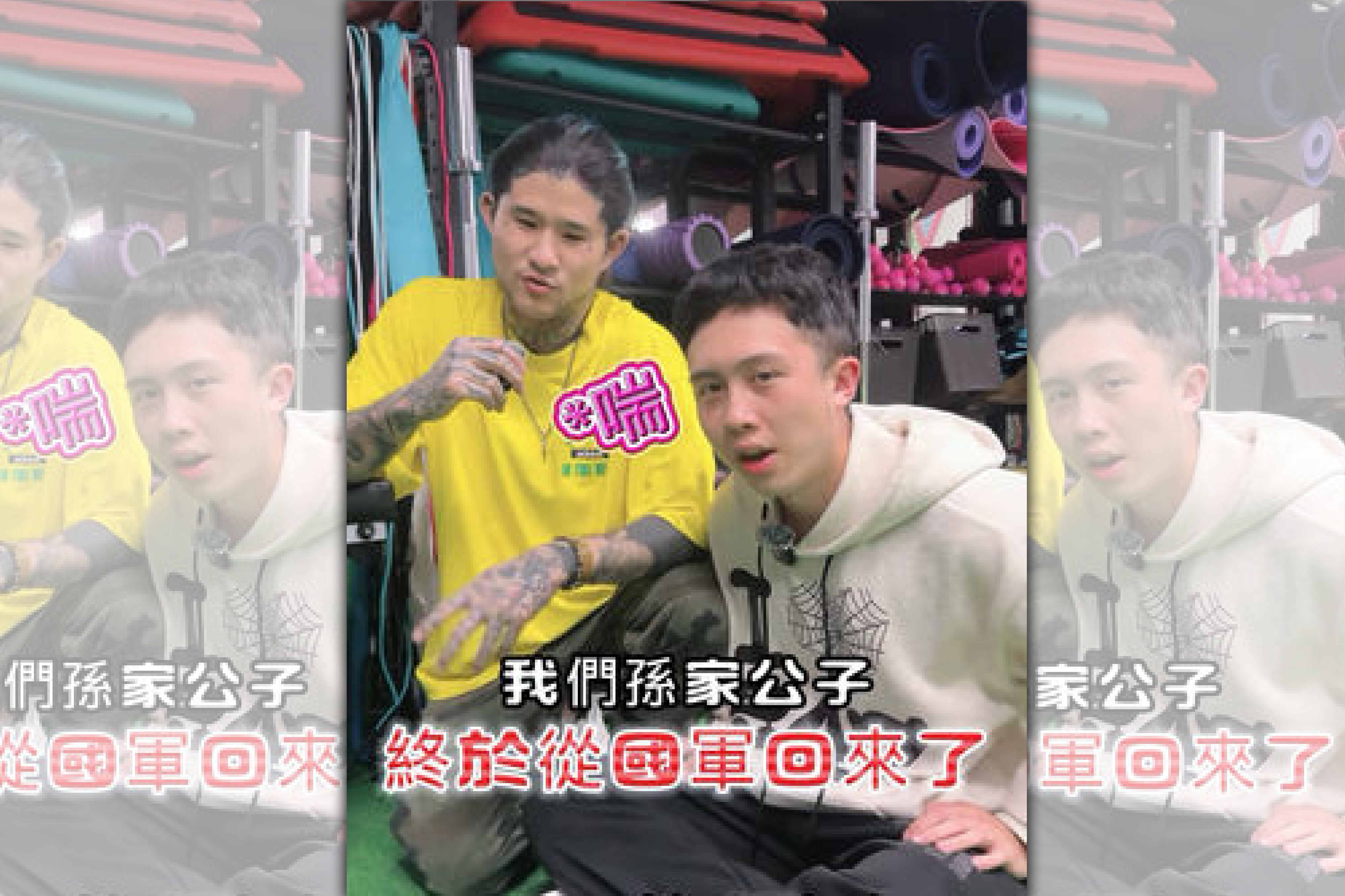 孫安佐拍影片分享當兵心情。（翻攝自IG）