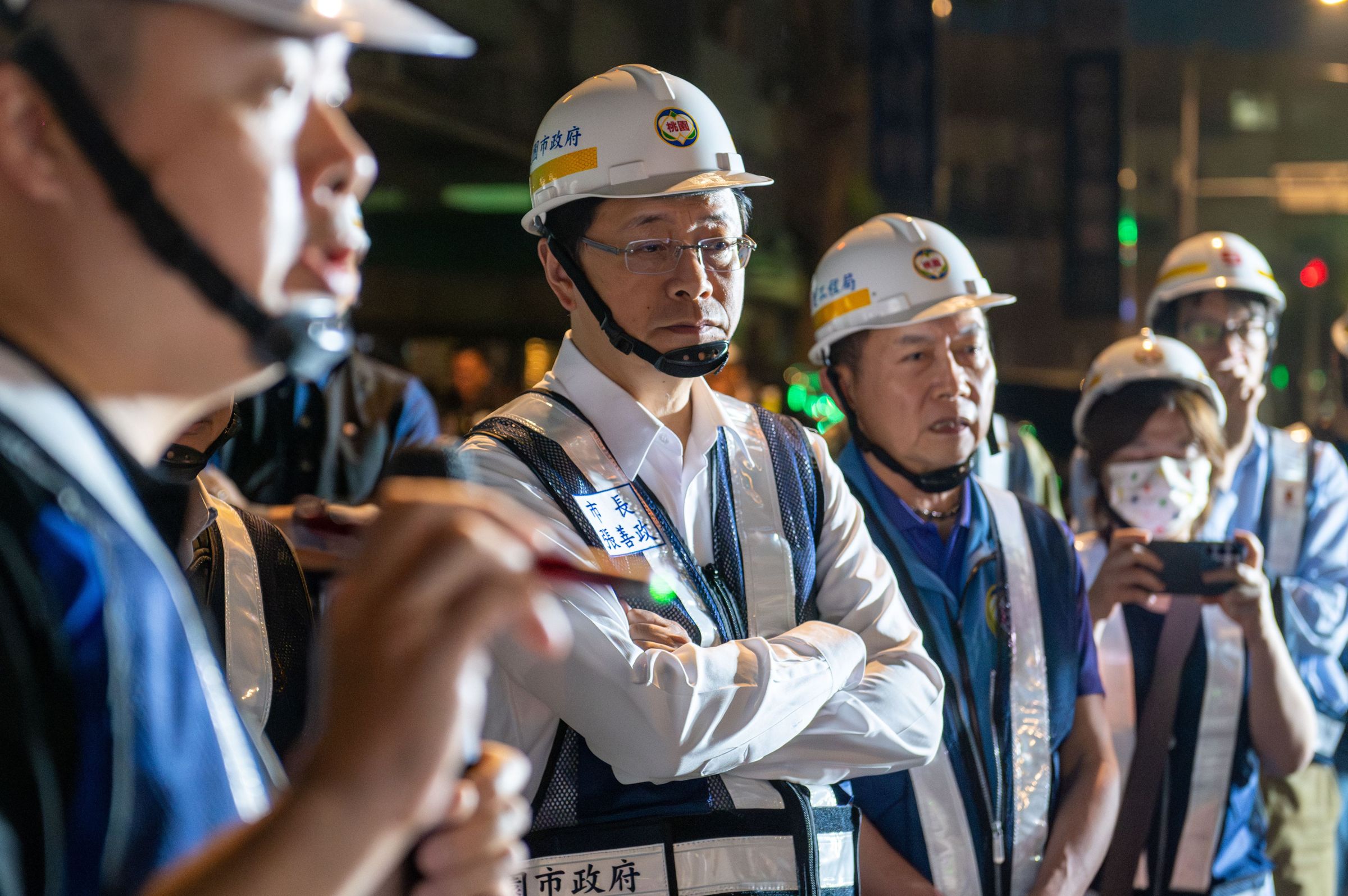 桃市府積極推動捷運路網建設，市長張善政就職兩週年獲71.5％市民肯定。（桃園市政府提供）