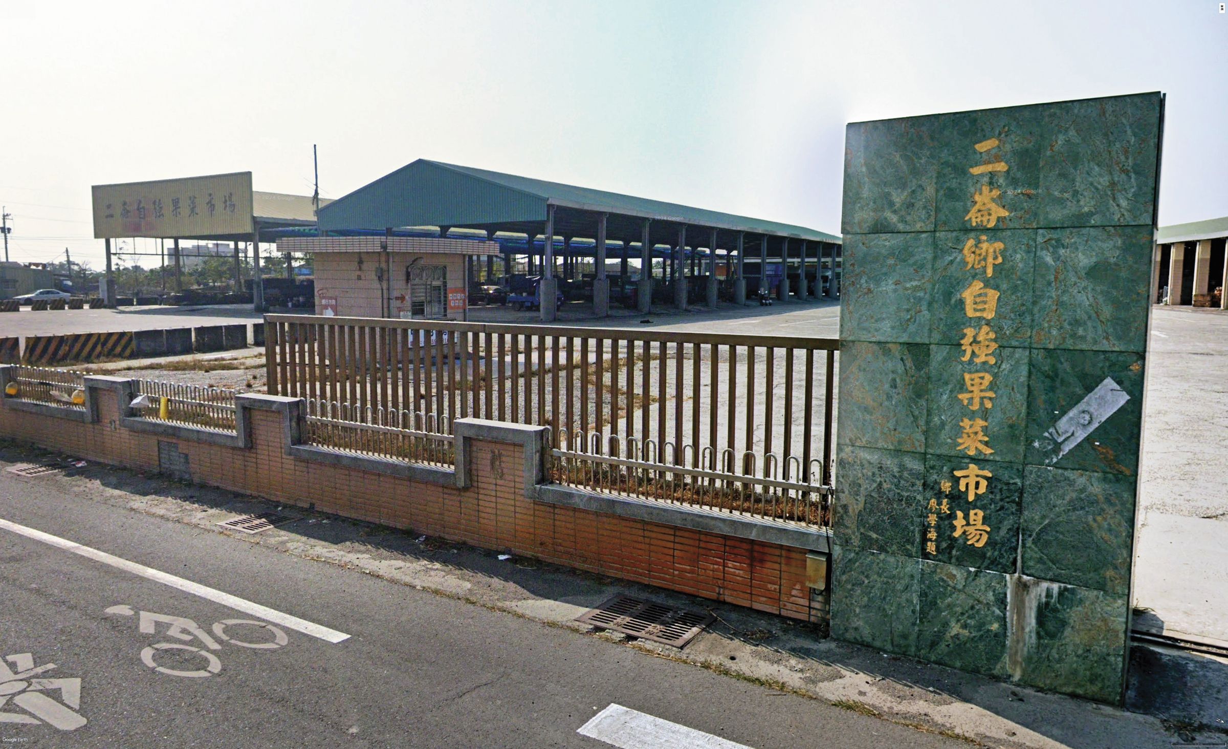 雲林二崙鄉自強市場（圖）標租案已完成開標、簽約程序，得標的中租電力公司展開施工，將成為中租太陽光電獲利電廠之一。（翻攝Google Maps）