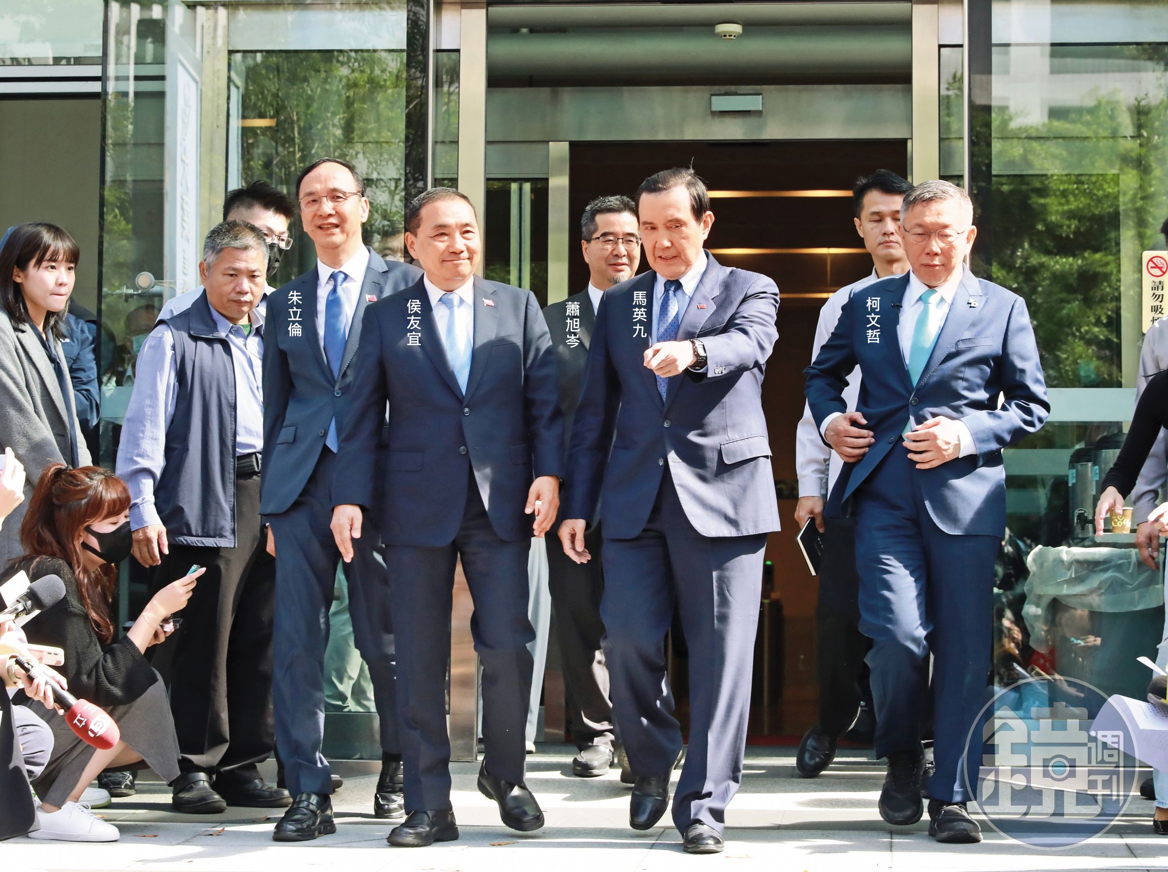 馬英九2023年11月曾任藍白合見證人。